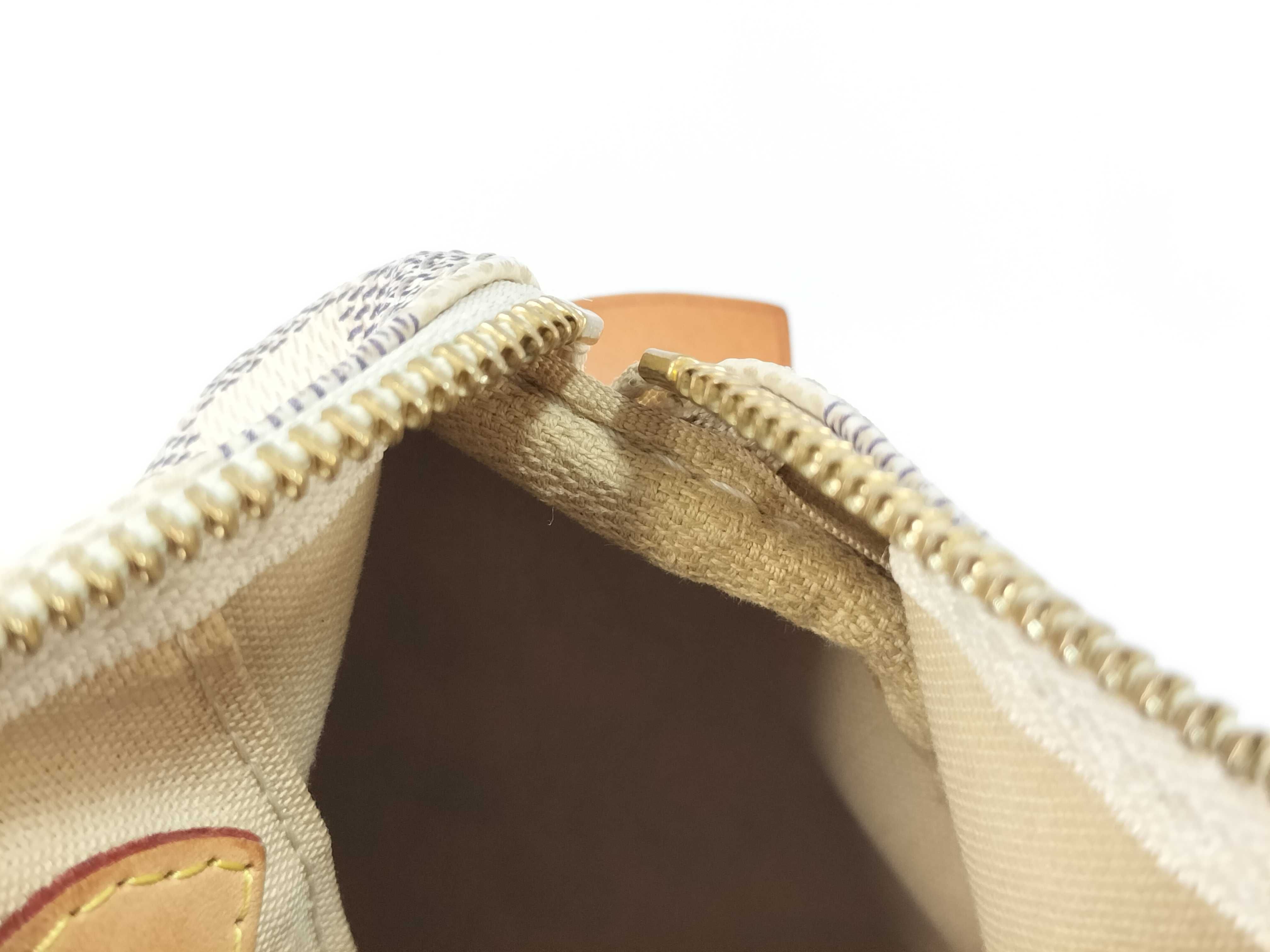 Damier Azure ID- Damier Azure Speedy 25 N41534 MB1177 Canvas White Handbag — view 9