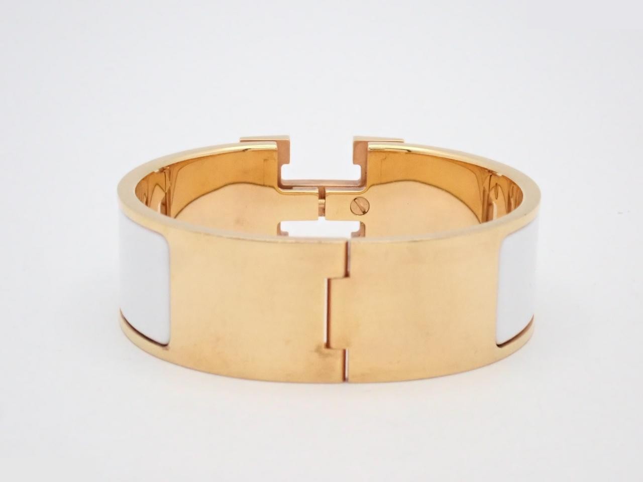 Bracelet 《Click H》 White — view 2