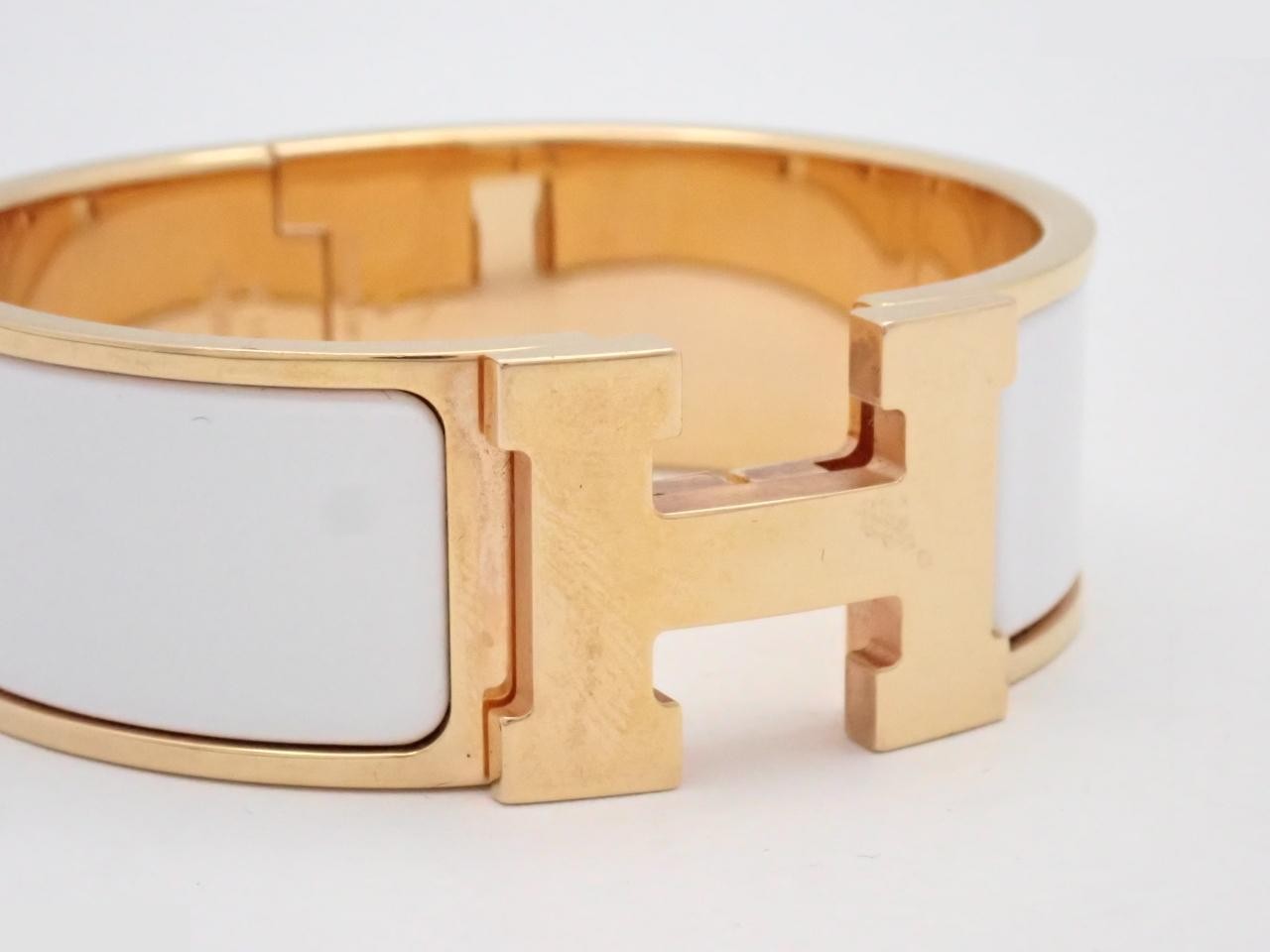 Bracelet 《Click H》 White — view 3