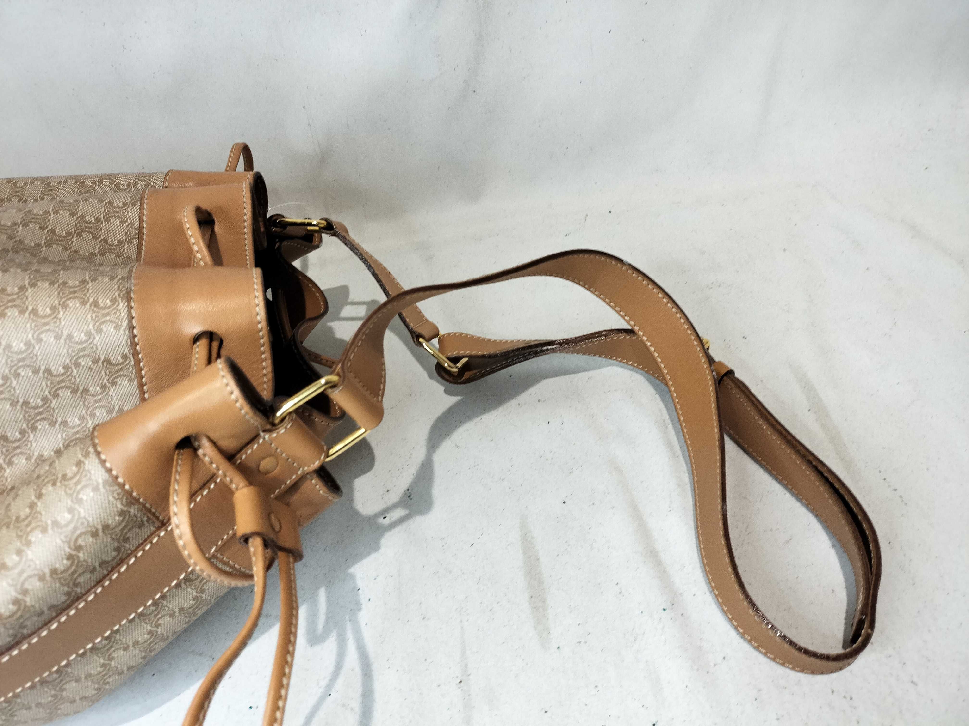 Canvas 2-way Shoulder Bag with Included Pouch — view 4