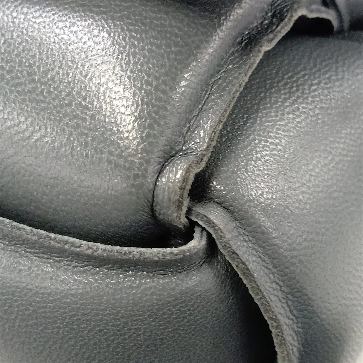 Maxi Intrecciato Padded Cassette Leather Shoulder Bag, Gray — view 12