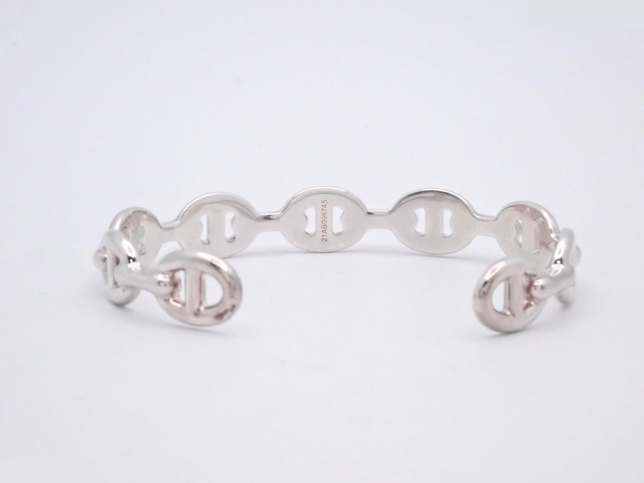 SV925 Chaine d'Ancre Enchainée Bangle, Light Gold, 18.4g — view 2