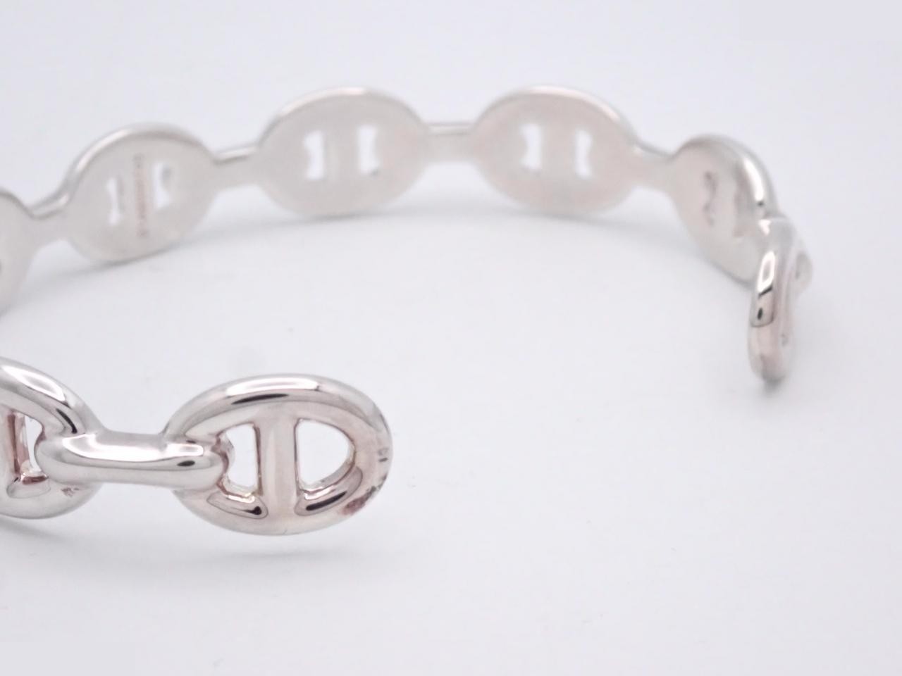 SV925 Chaine d'Ancre Enchainée Bangle, Light Gold, 18.4g — view 3