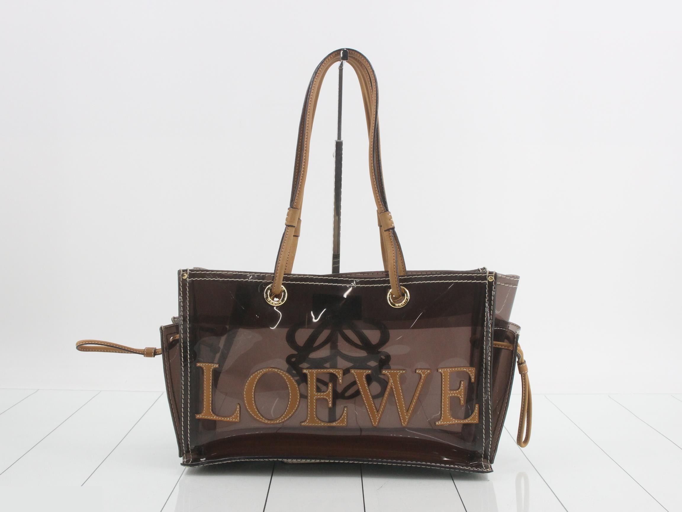 Anagram Vinyl Leather Tote Bag — view 2