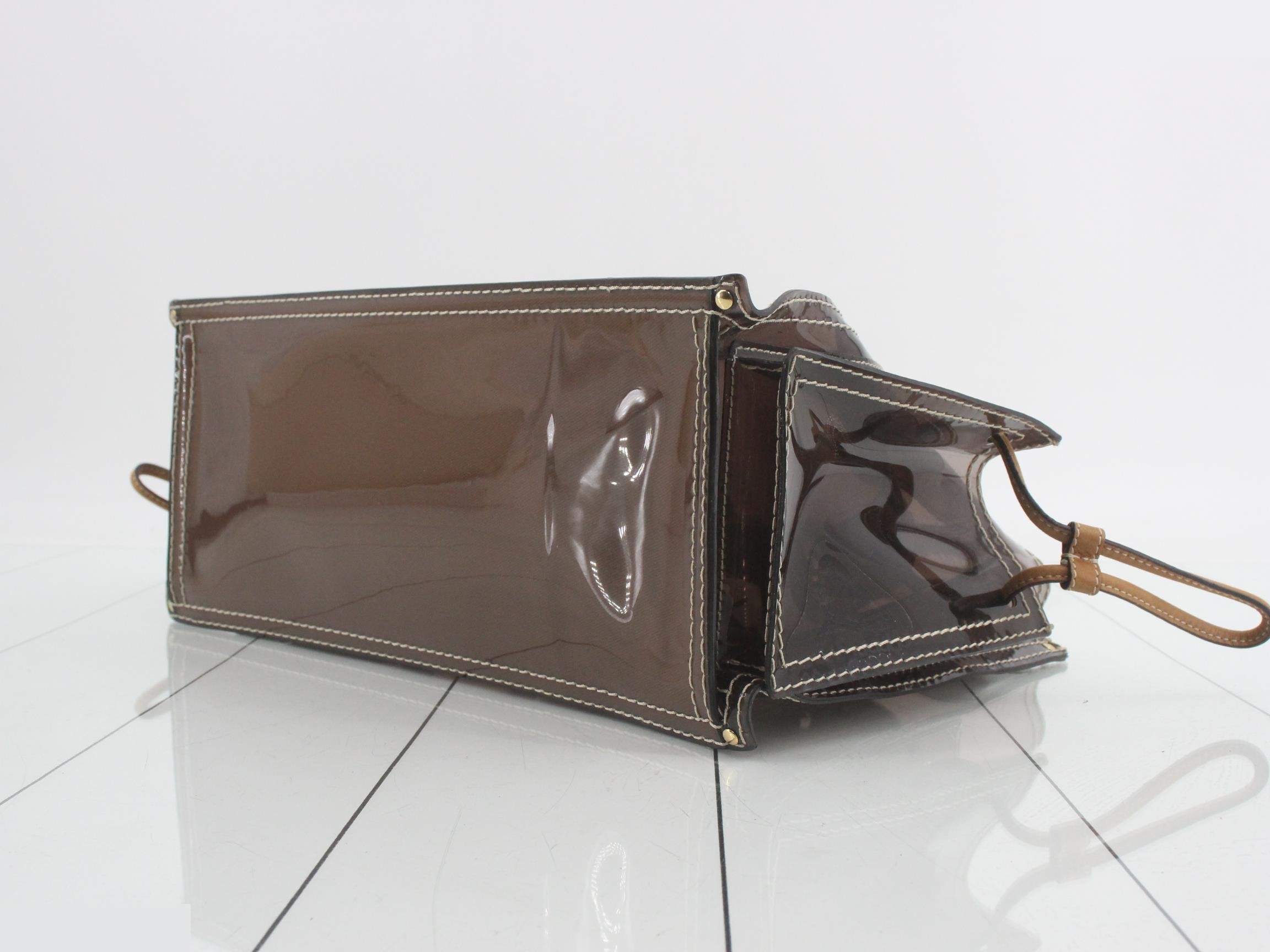 Anagram Vinyl Leather Tote Bag — view 6
