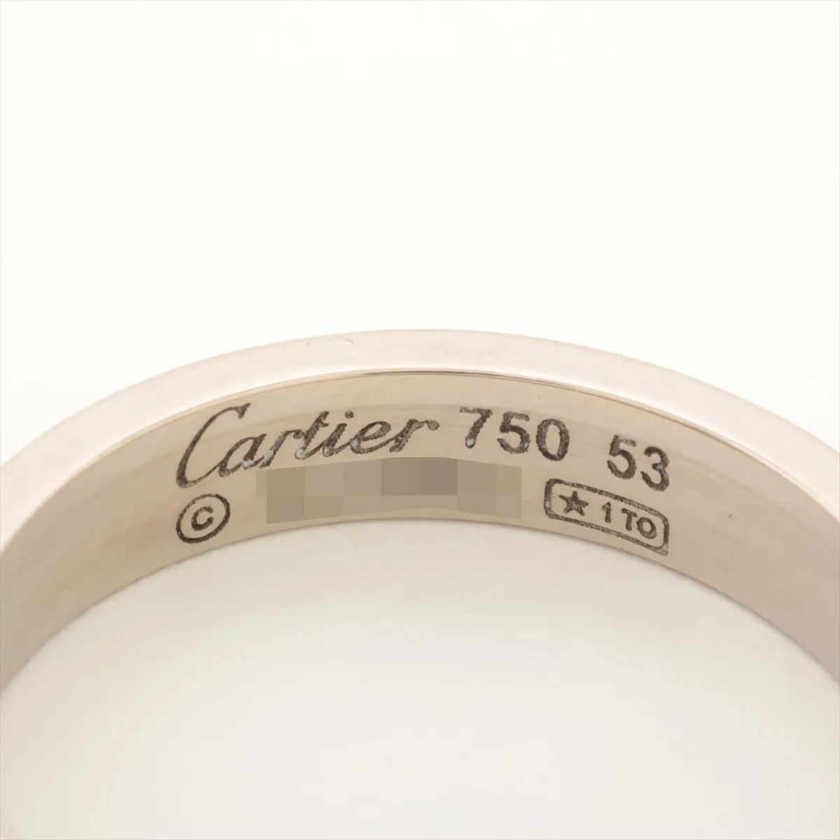 Mini Love Ring 750(WG) 4.2g 53 HJ8372 — view 3