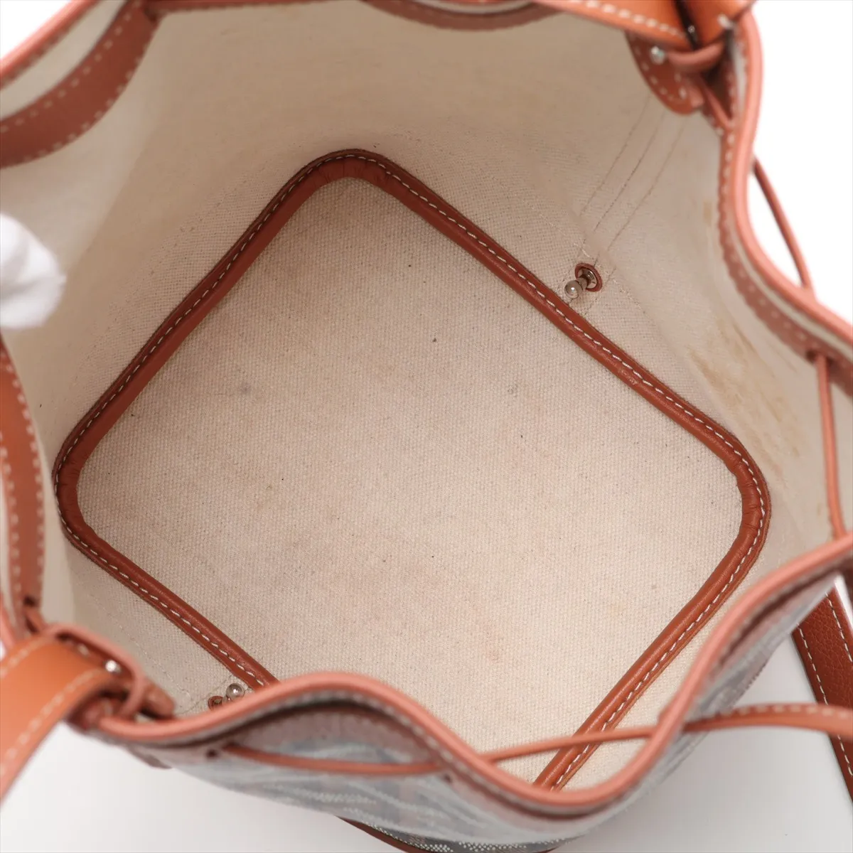 Petit Flot PVC x Leather Shoulder Bag Brown — view 6
