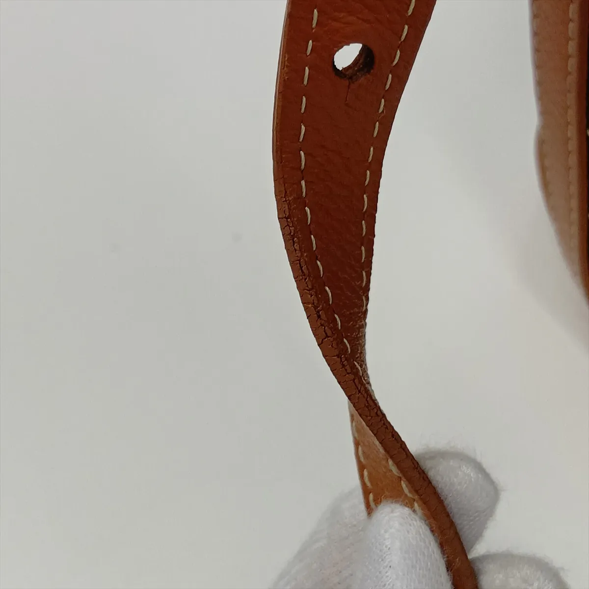 Petit Flot PVC x Leather Shoulder Bag Brown — view 10