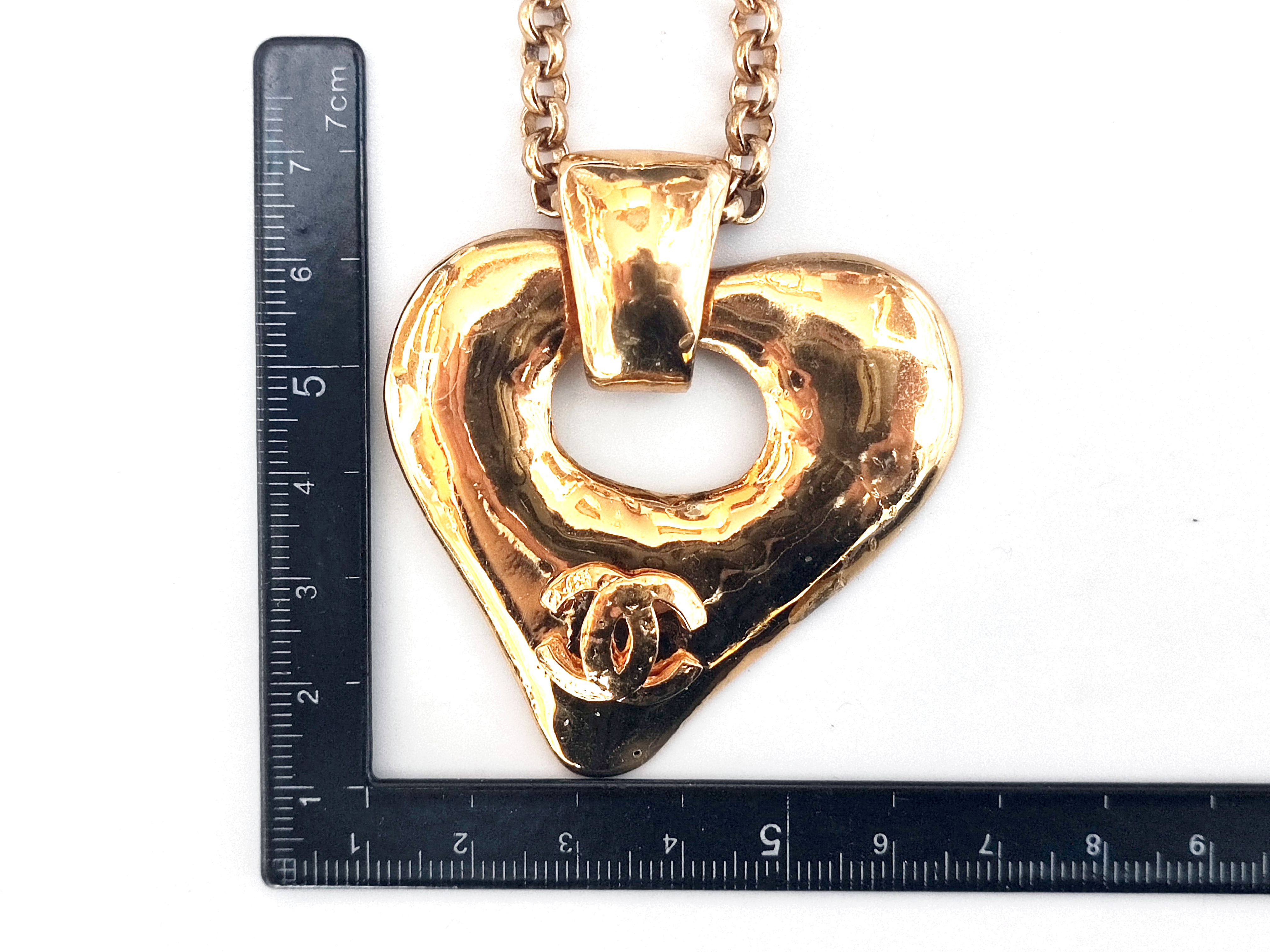 Big Coco Mark Heart Necklace 93P Necklace — view 3