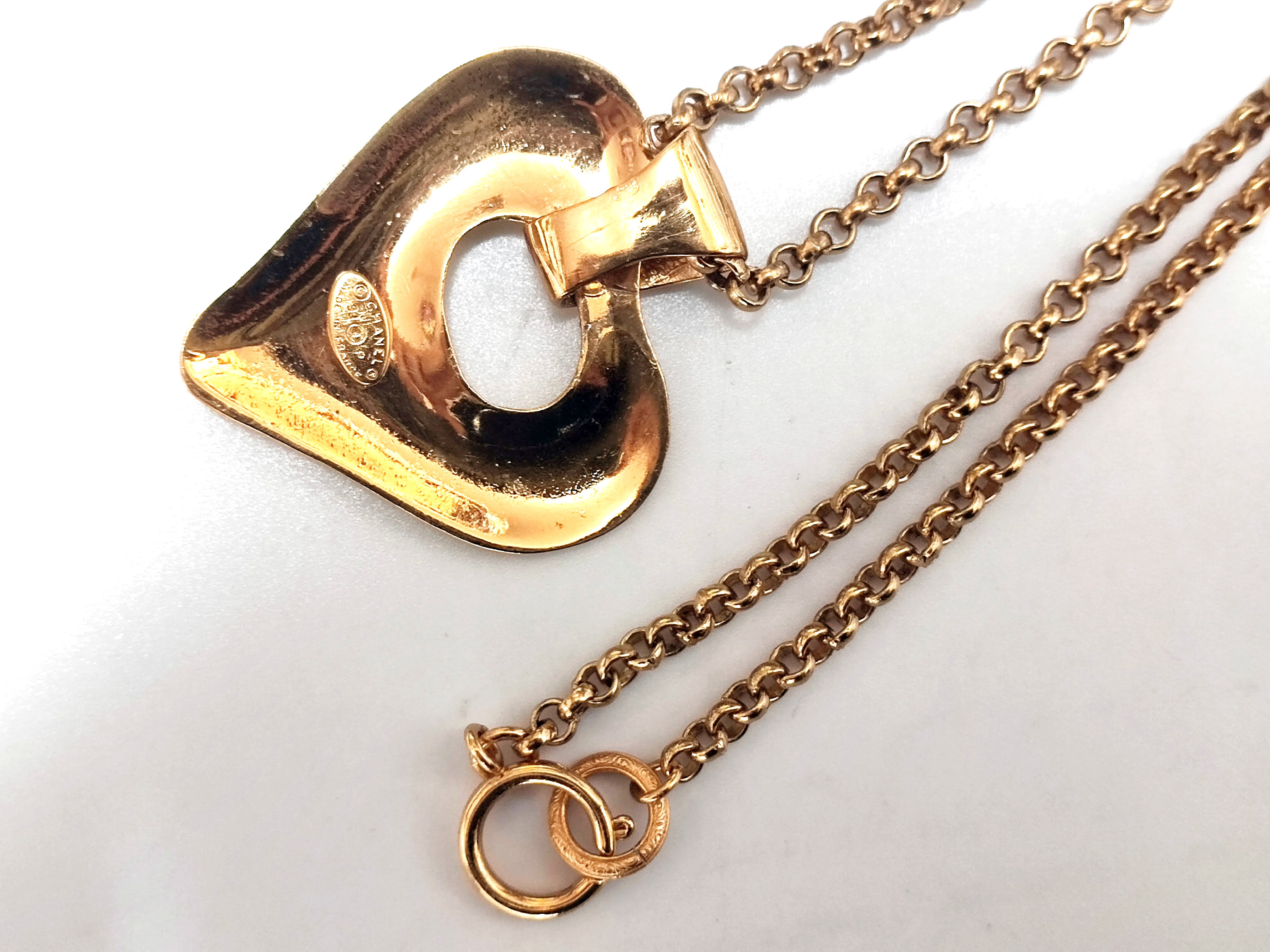 Big Coco Mark Heart Necklace 93P Necklace — view 8