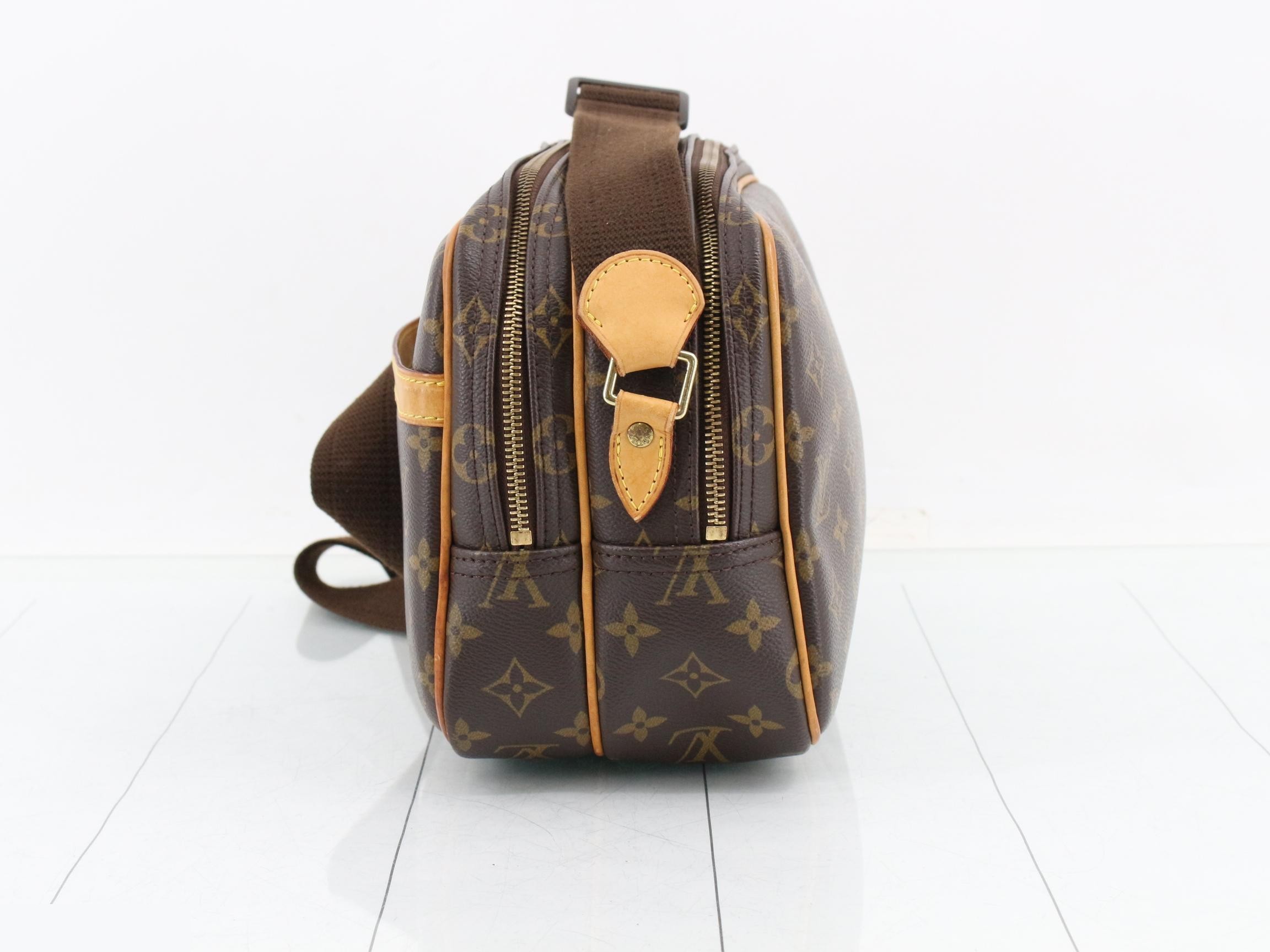 Reporter PM M45254 Monogram Shoulder Bag with Dust Bag — view 3