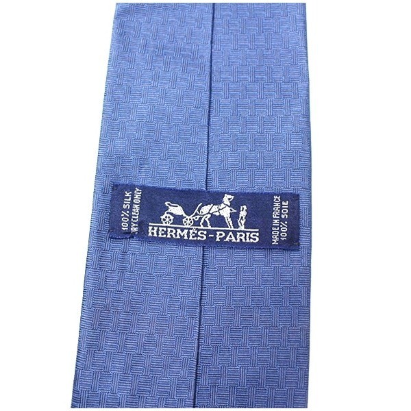 silk tie, H pattern, with box. — view 3