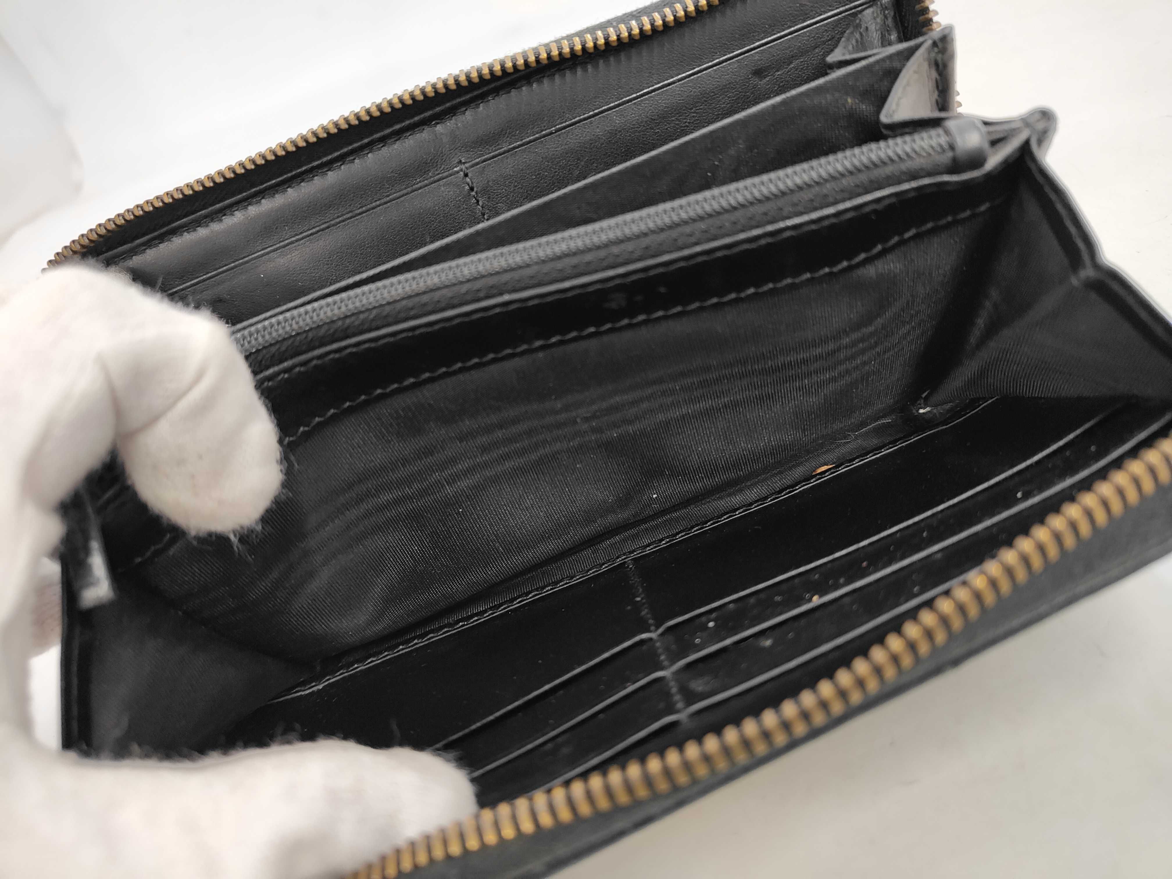 Black GG Leather Wallet — view 9