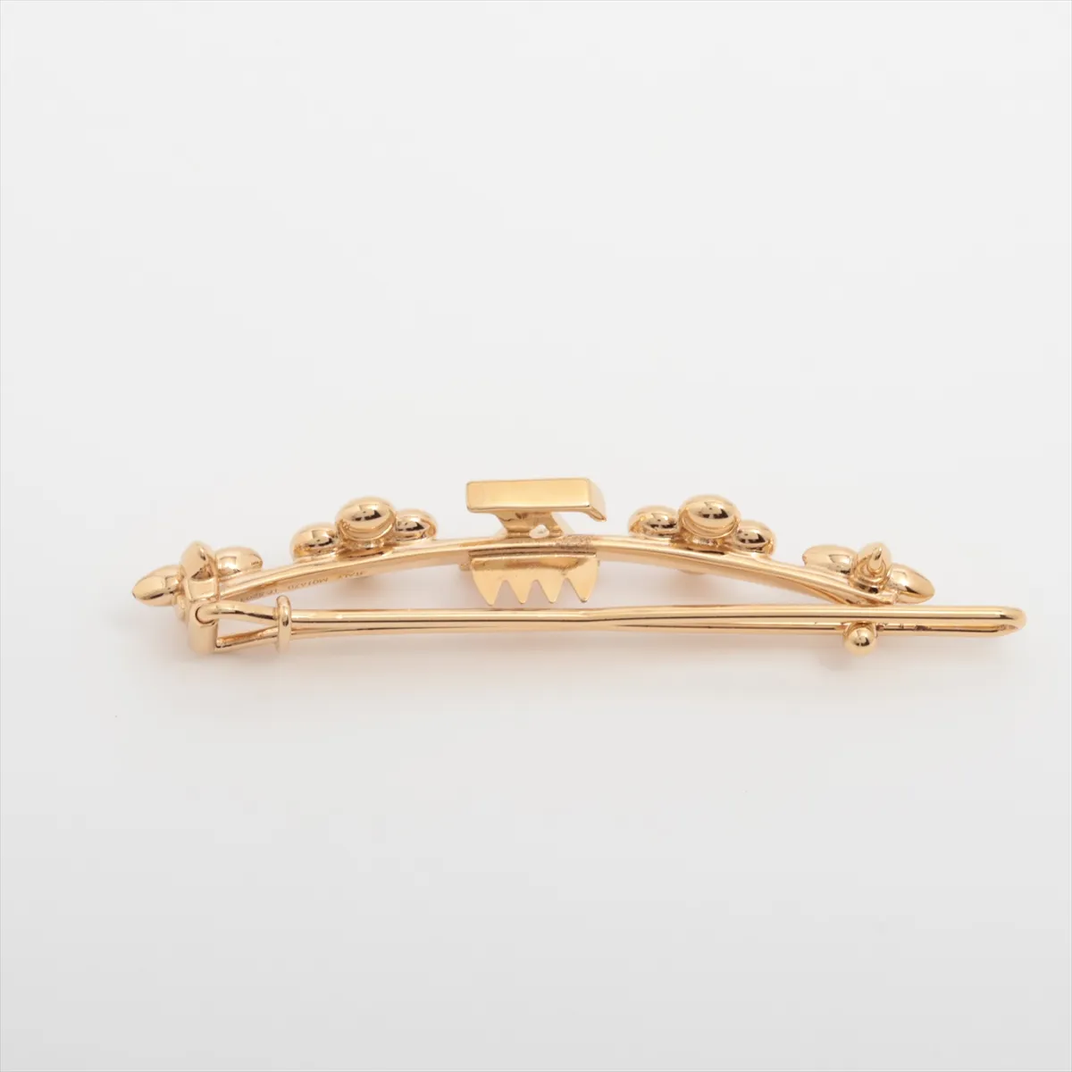 M01670 Barrette Baby Louis LE5203 Hair Clip GP Gold - Shows signs of wear, — view 2
