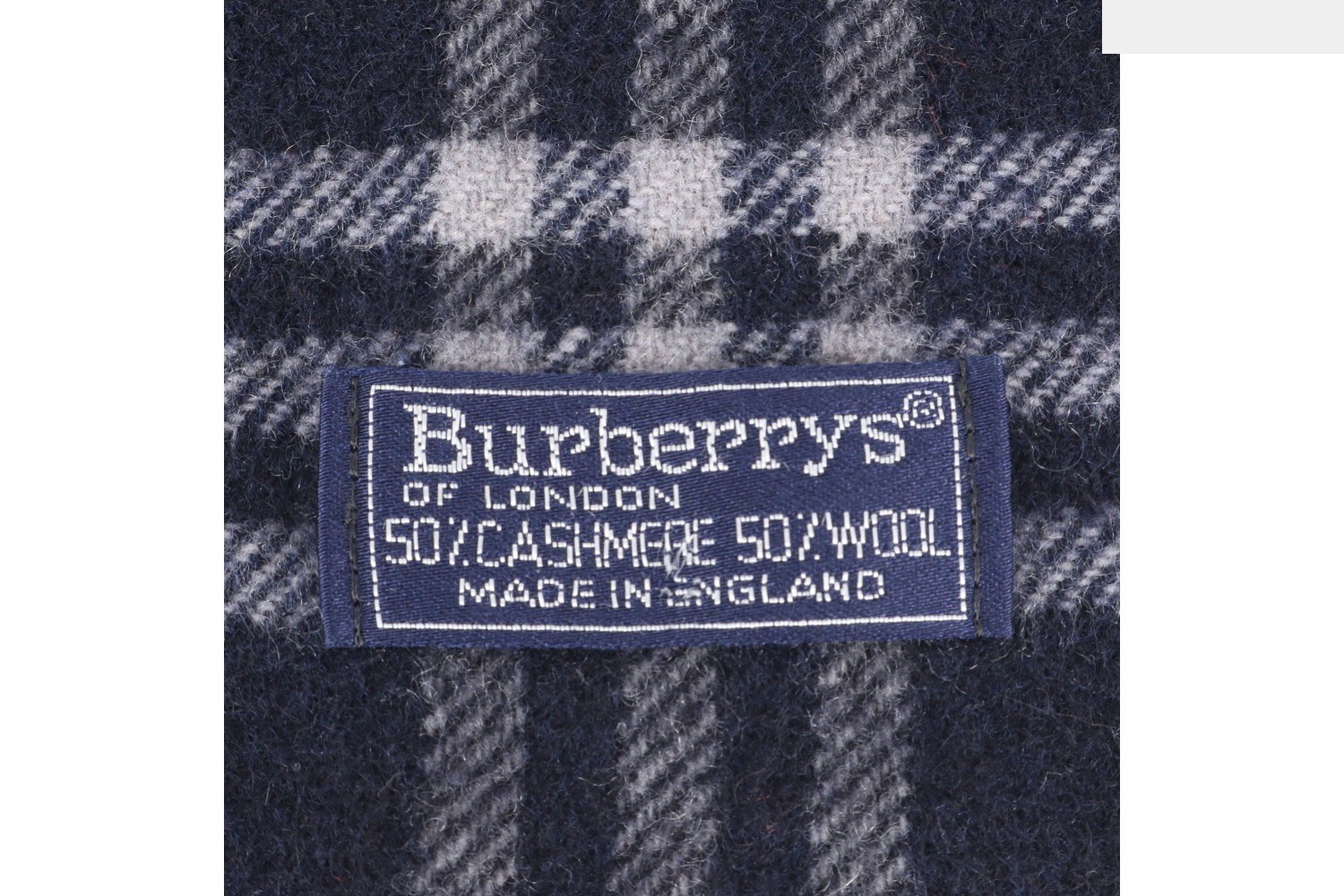 Cashmere check pattern scarf — view 6