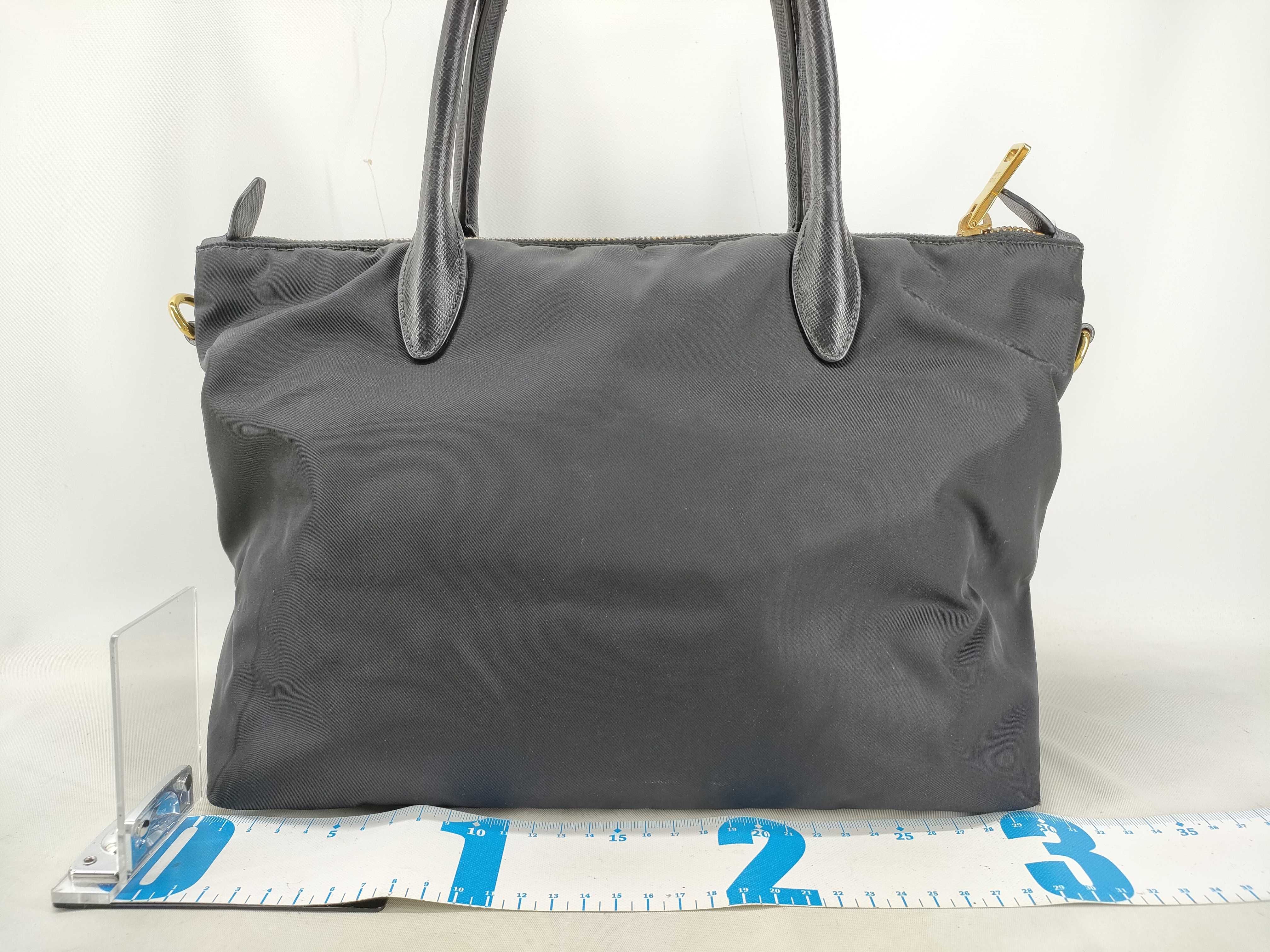 Nylon 2-Way Handbag Saffiano x Nylon Handbag — view 2