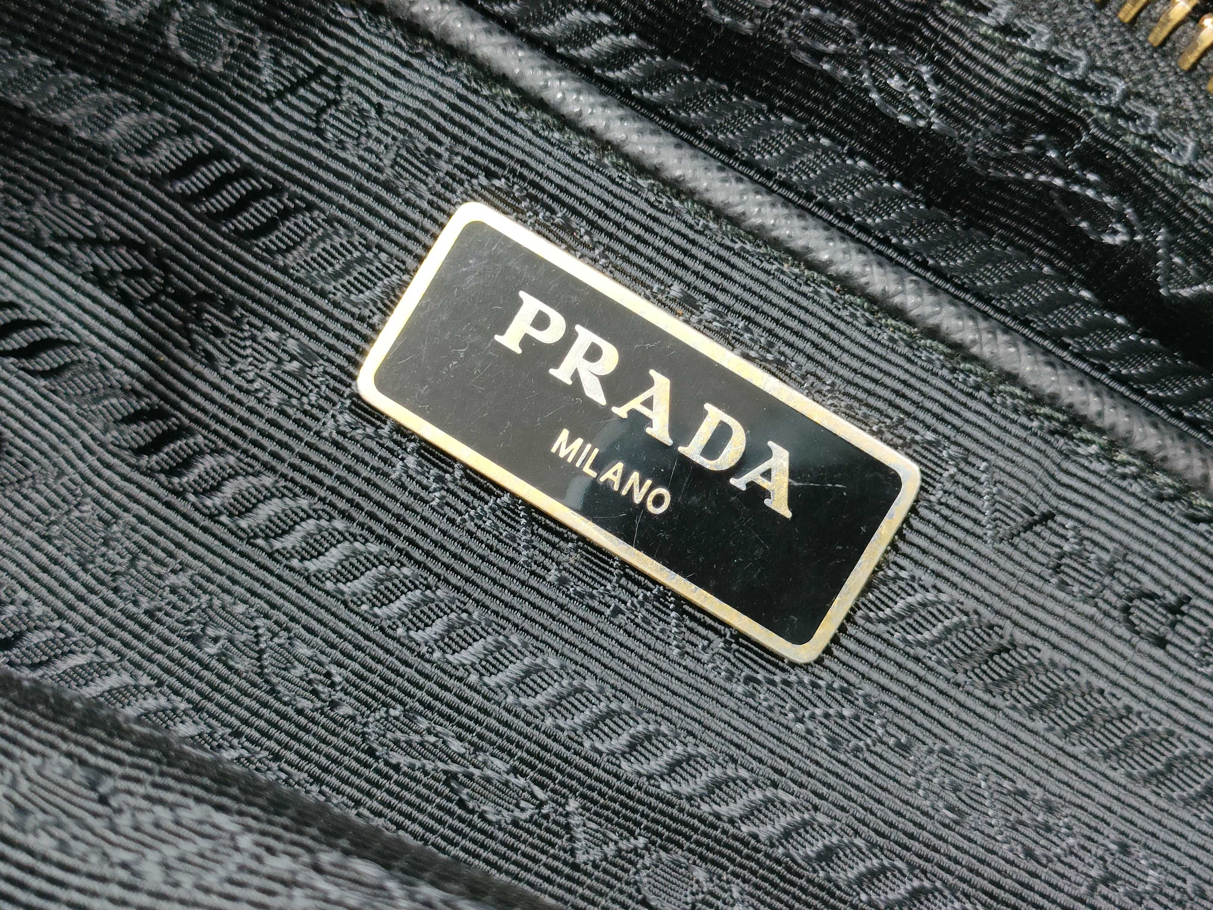 Nylon 2-Way Handbag Saffiano x Nylon Handbag — view 12