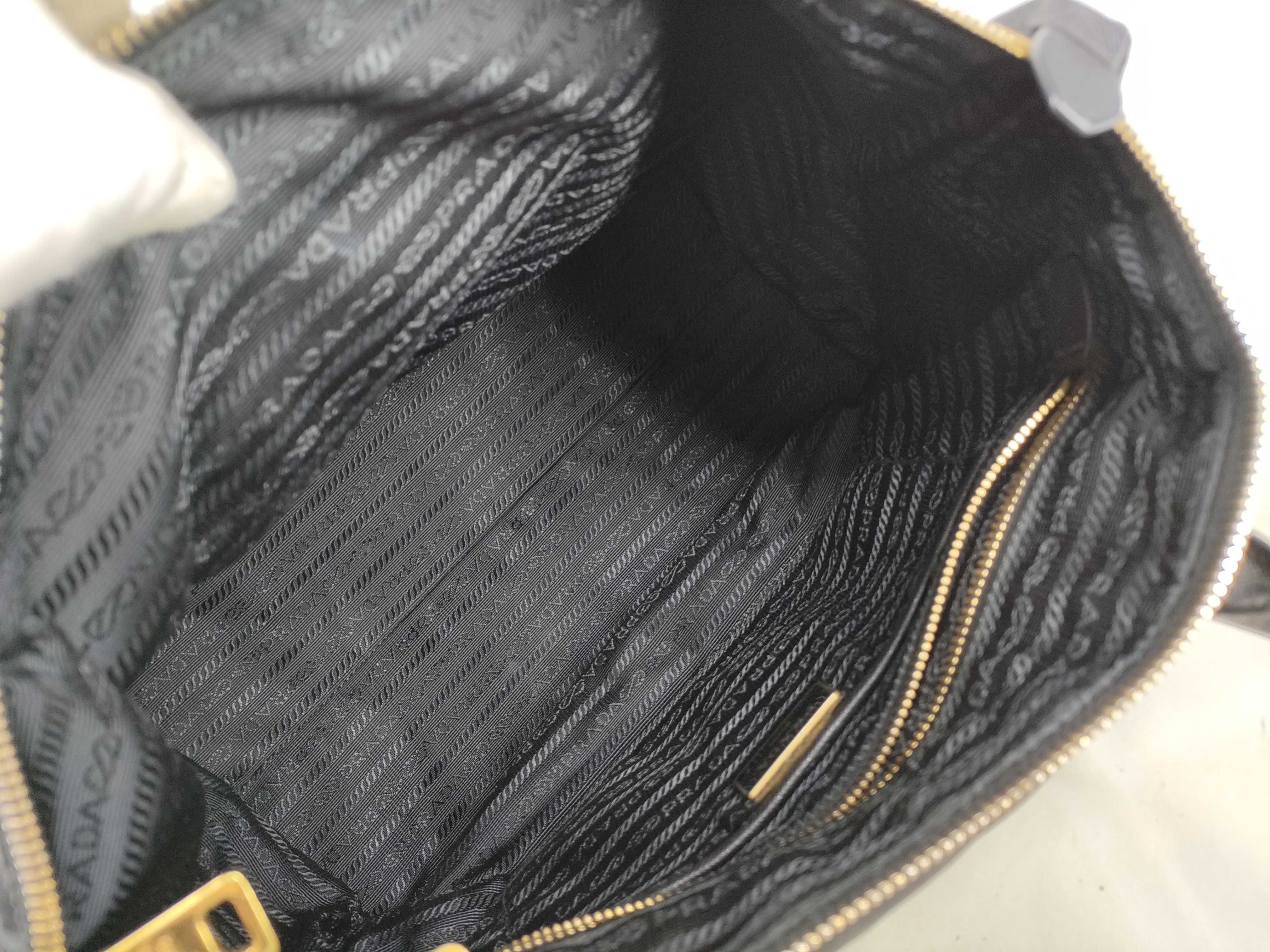 Nylon 2-Way Handbag Saffiano x Nylon Handbag — view 9