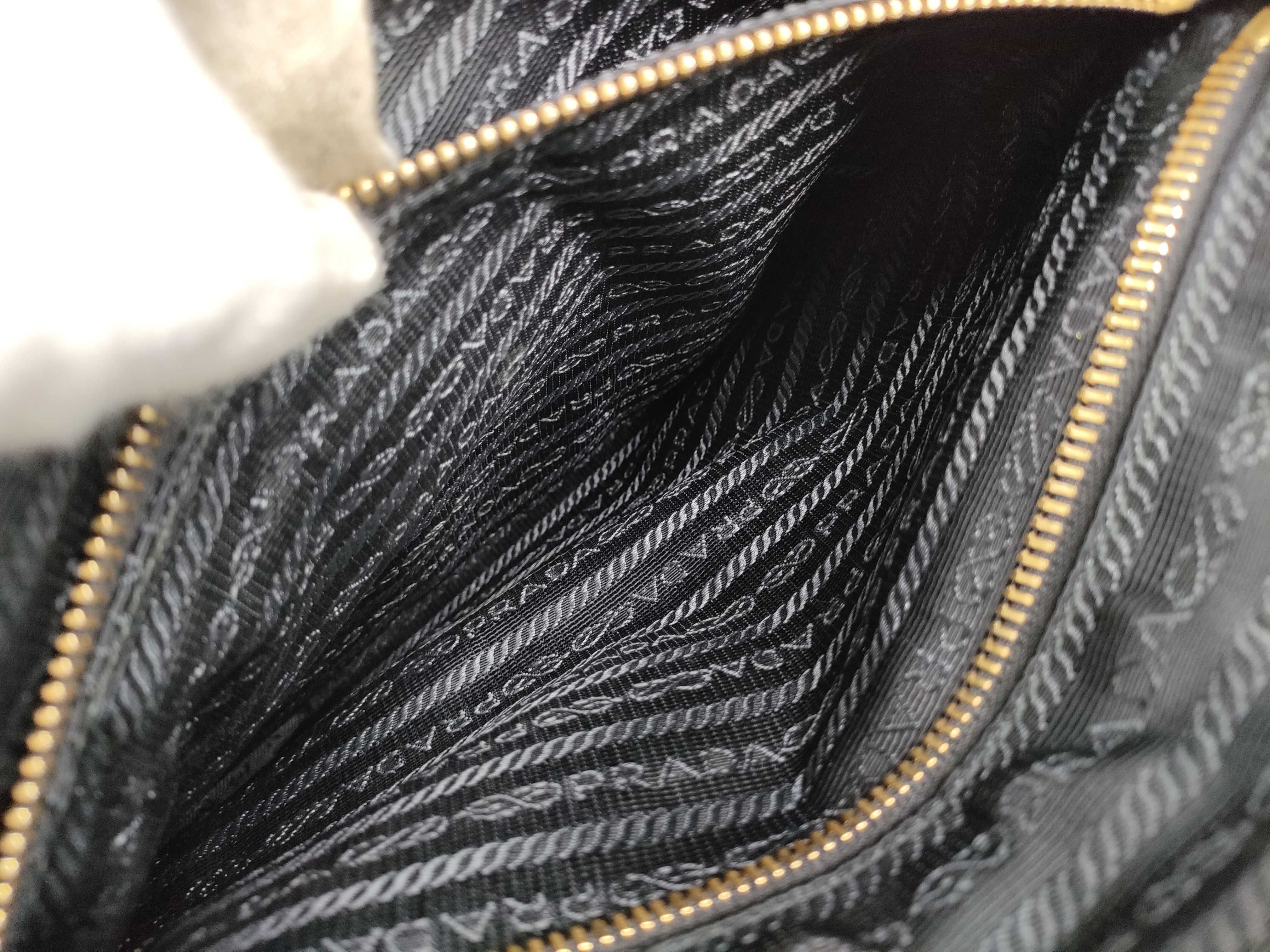 Nylon 2-Way Handbag Saffiano x Nylon Handbag — view 10