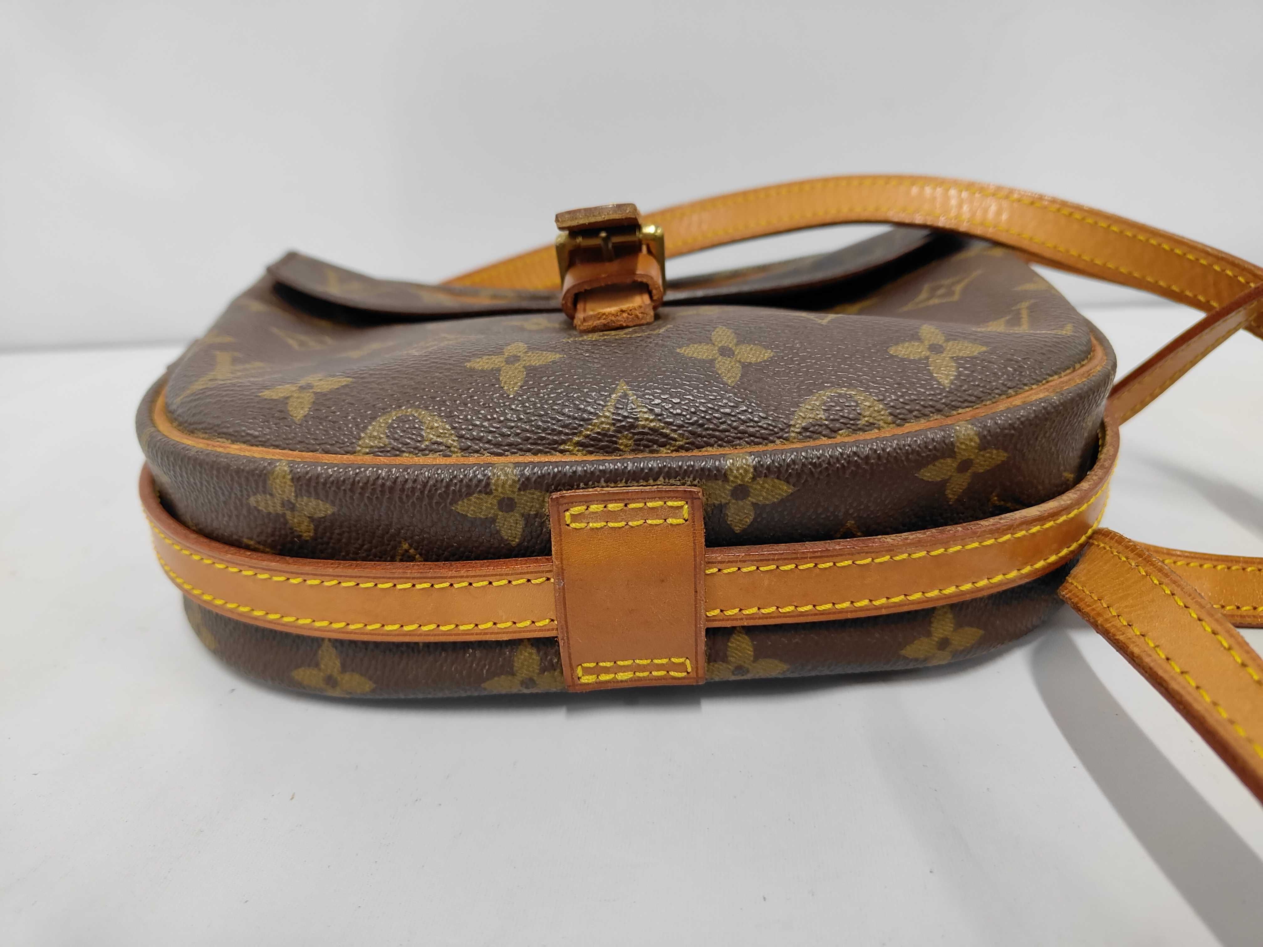 Monogram Jeune Fille PM M51227 Brown PVC Leather Shoulder Bag — view 3