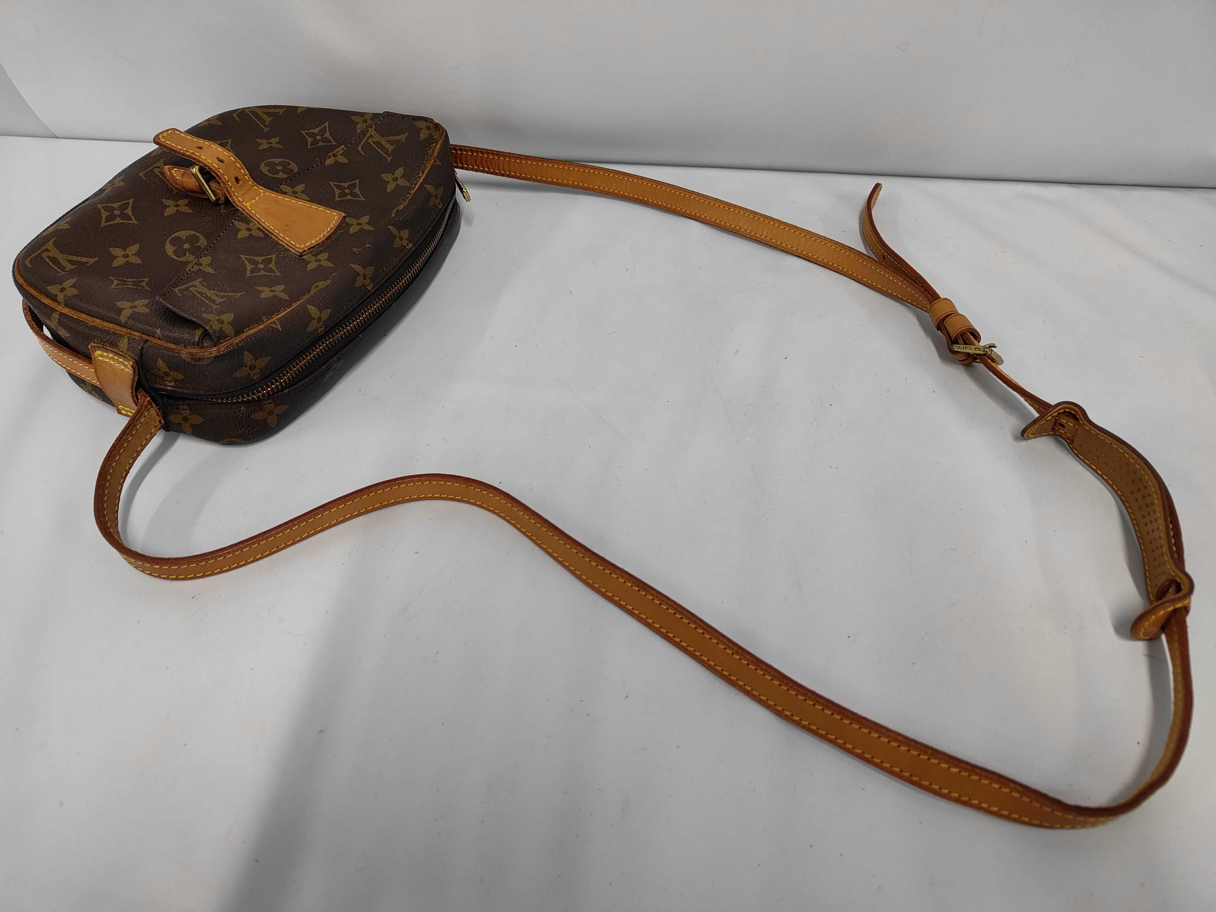 Monogram Jeune Fille PM M51227 Brown PVC Leather Shoulder Bag — view 5