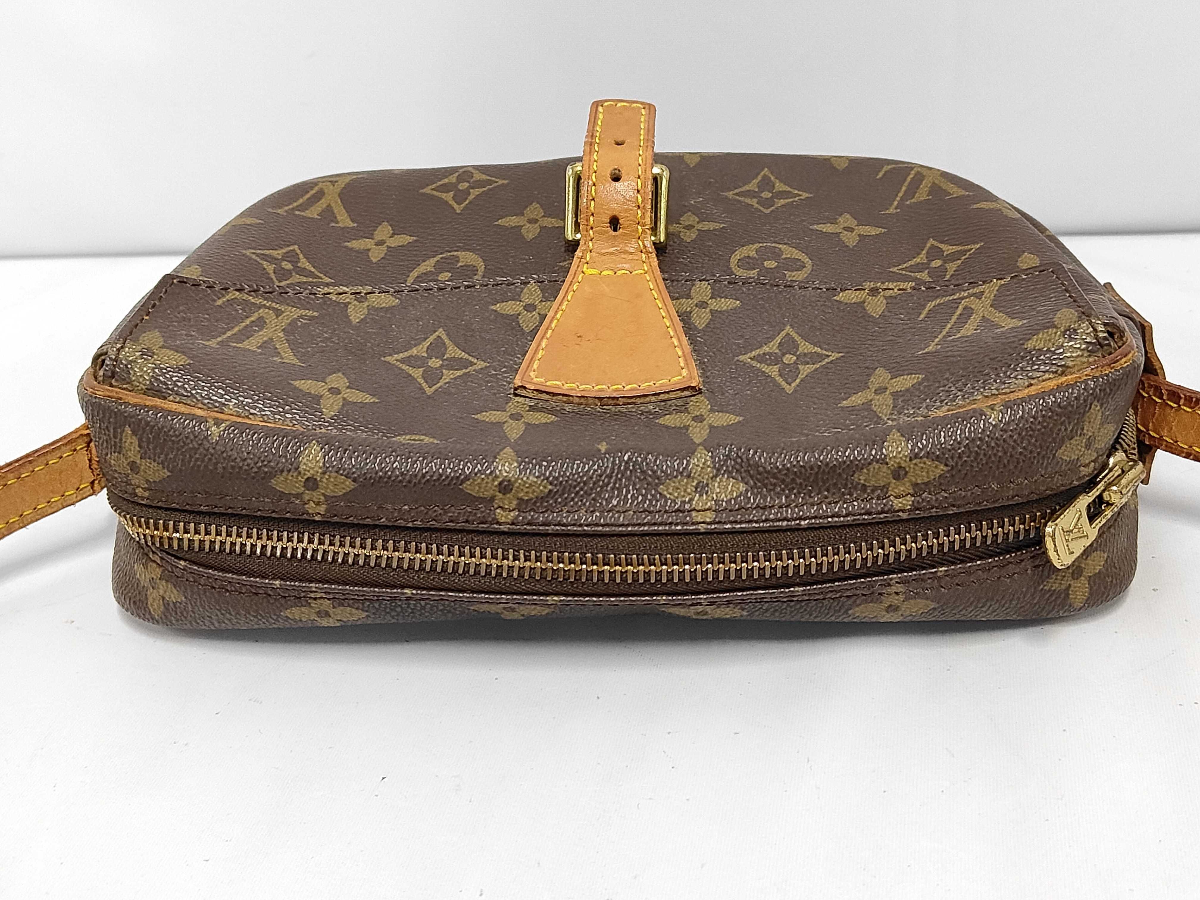 Monogram Jeune Fille PM M51227 Brown PVC Leather Shoulder Bag — view 8