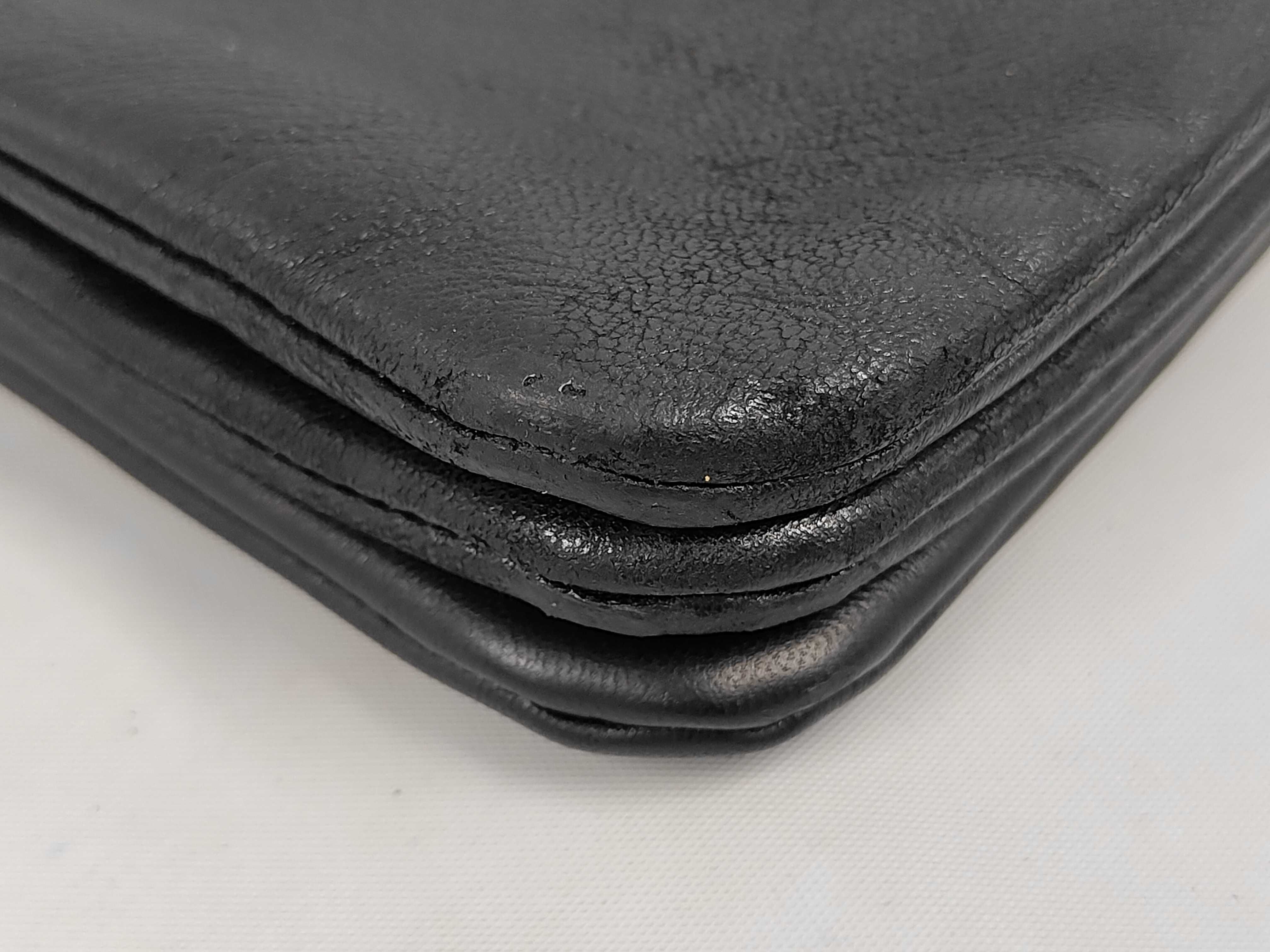 Leather Trio Small Shoulder Bag, Black Shoulder Bag — view 4