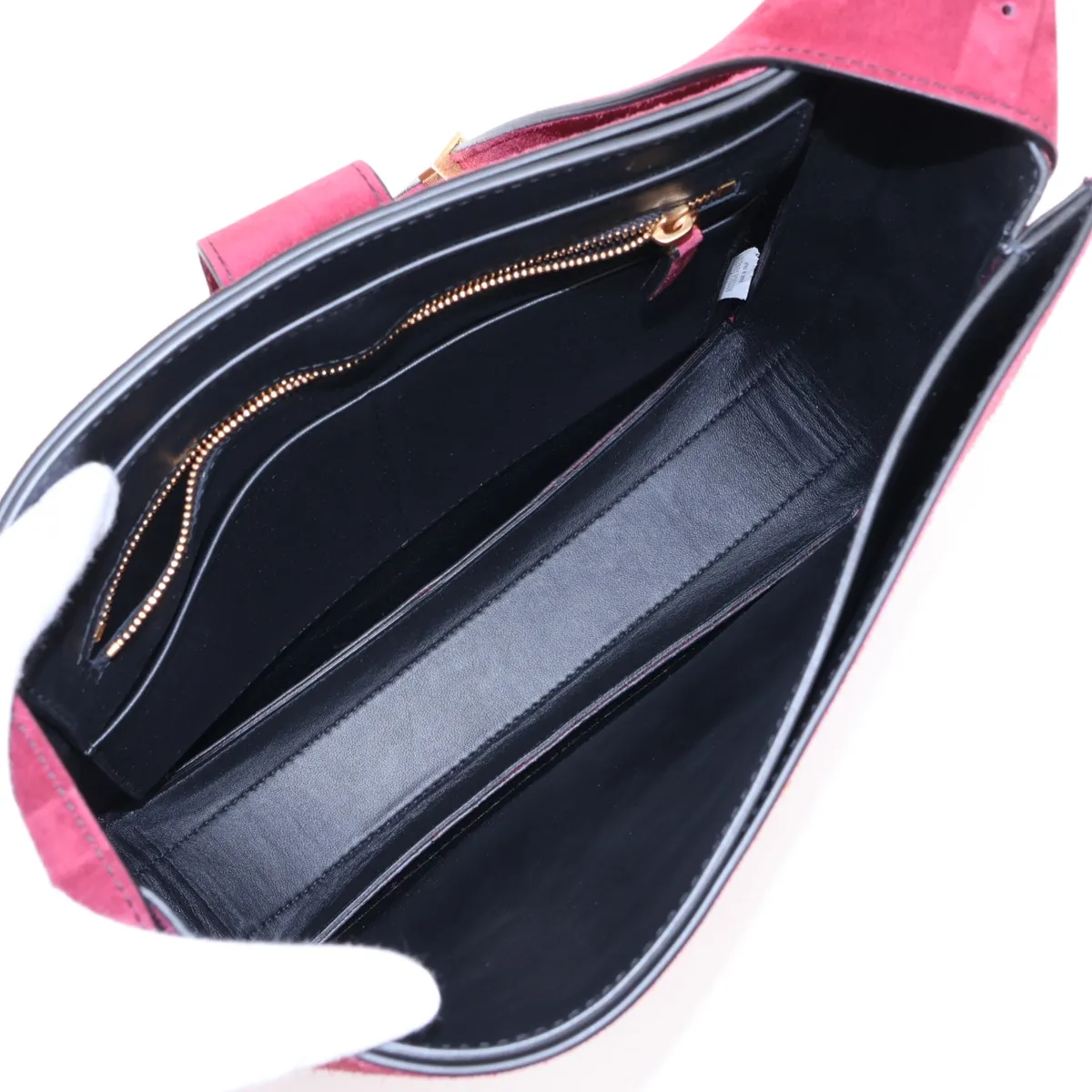 Marie Suede Shoulder Bag, Red — view 7