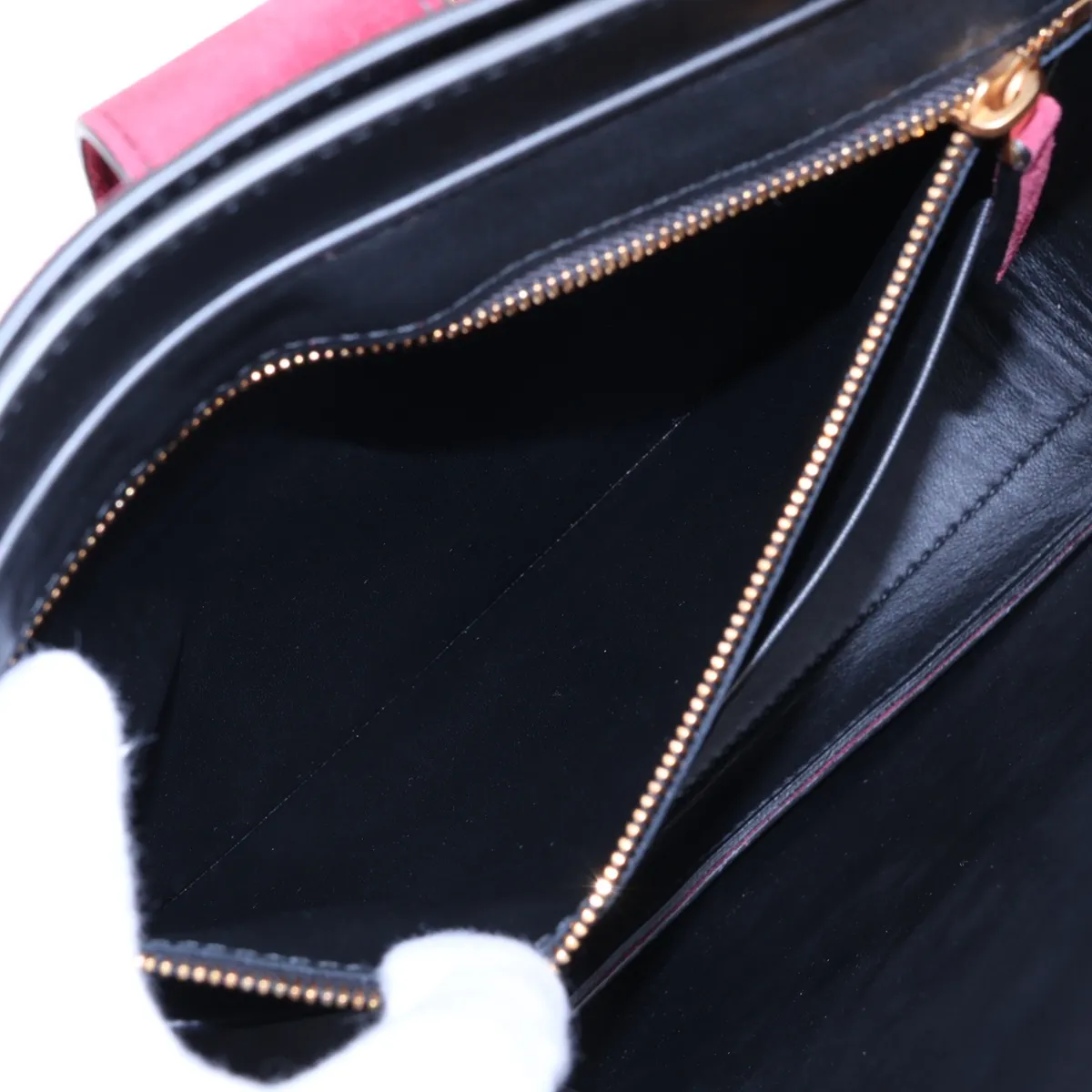 Marie Suede Shoulder Bag, Red — view 8