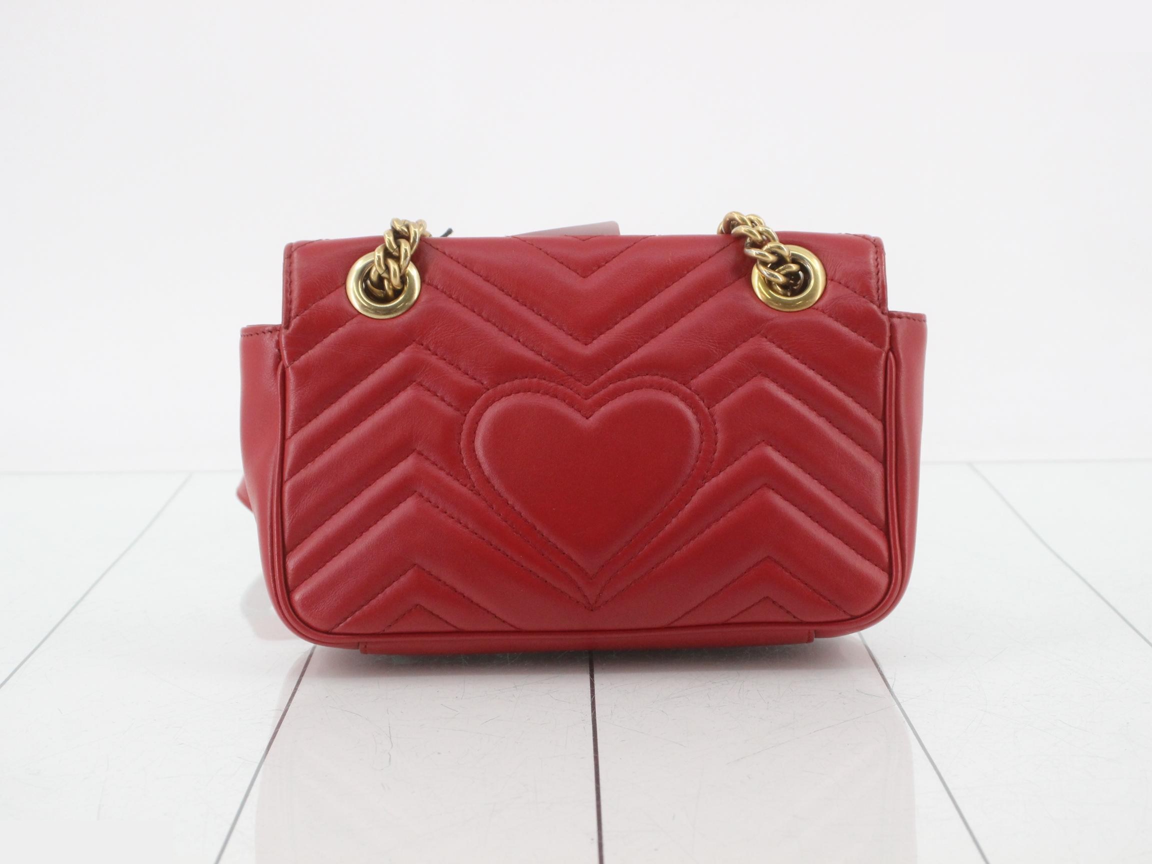 GG Marmont Red Shoulder Bag — view 2
