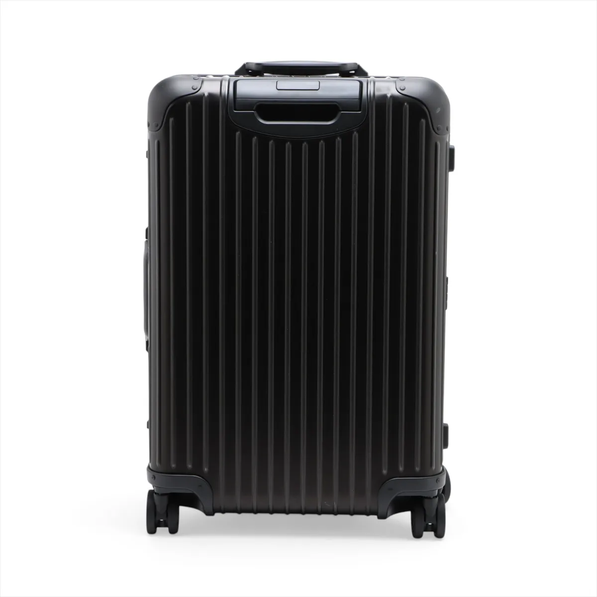 [Individually packaged] Rimowa Check-in M Aluminum Carry-on Suitcase, Black, PIN code 0000000 — view 2