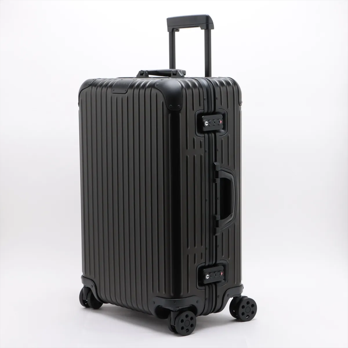 [Individually packaged] Rimowa Check-in M Aluminum Carry-on Suitcase, Black, PIN code 0000000 — view 12