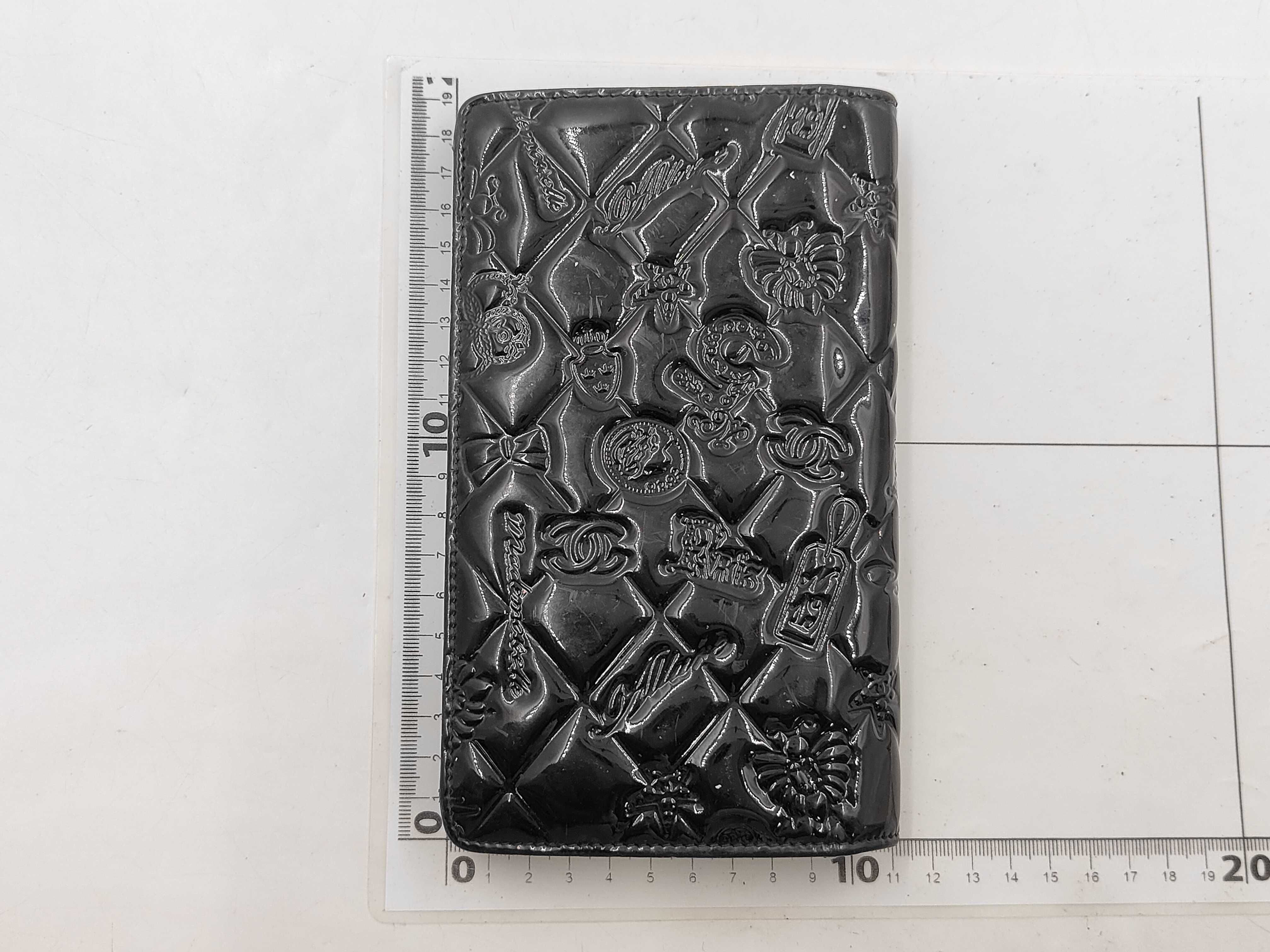 Icon Wallet, Patent Leather, Black Wallet — view 2
