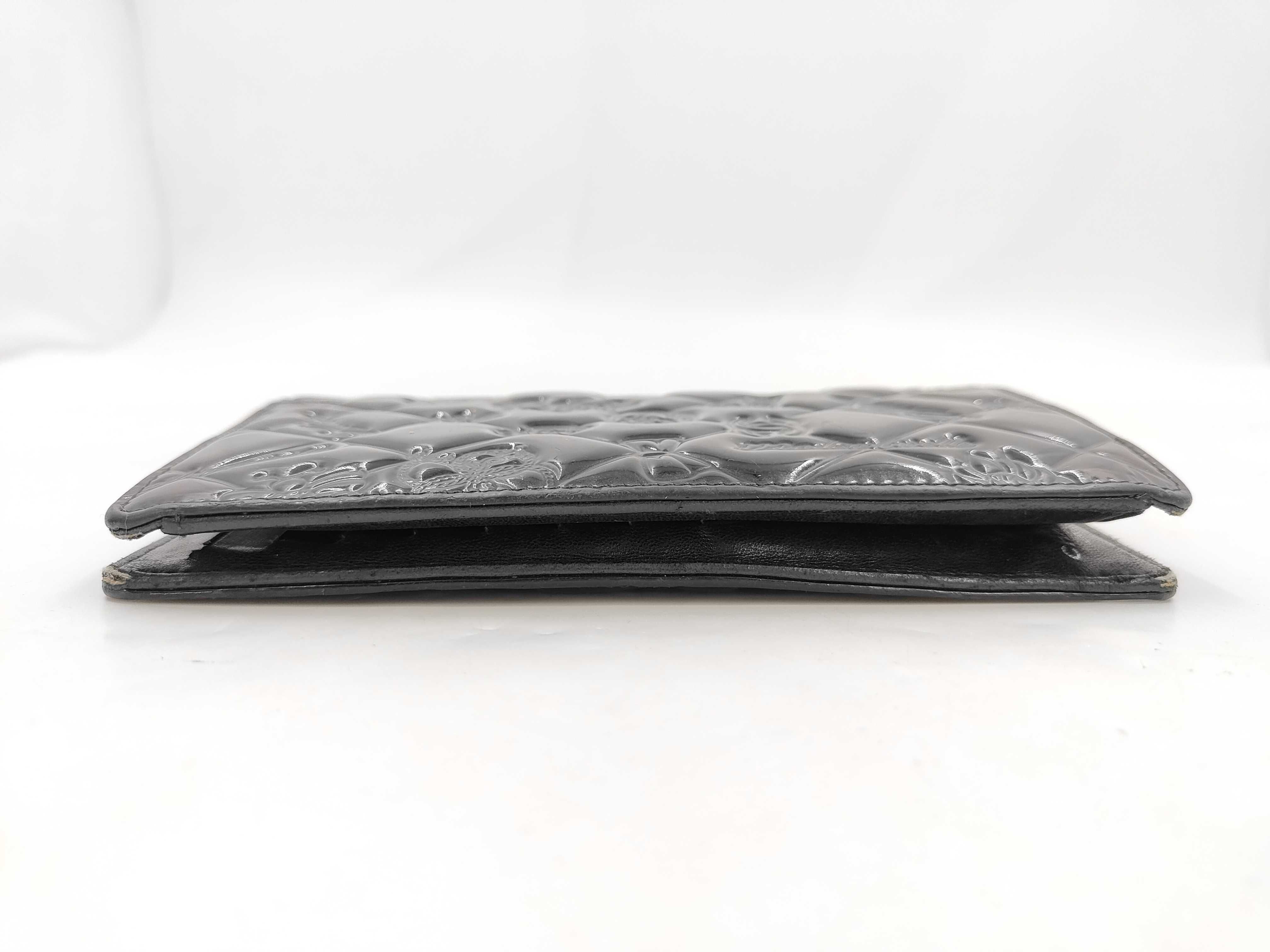Icon Wallet, Patent Leather, Black Wallet — view 9