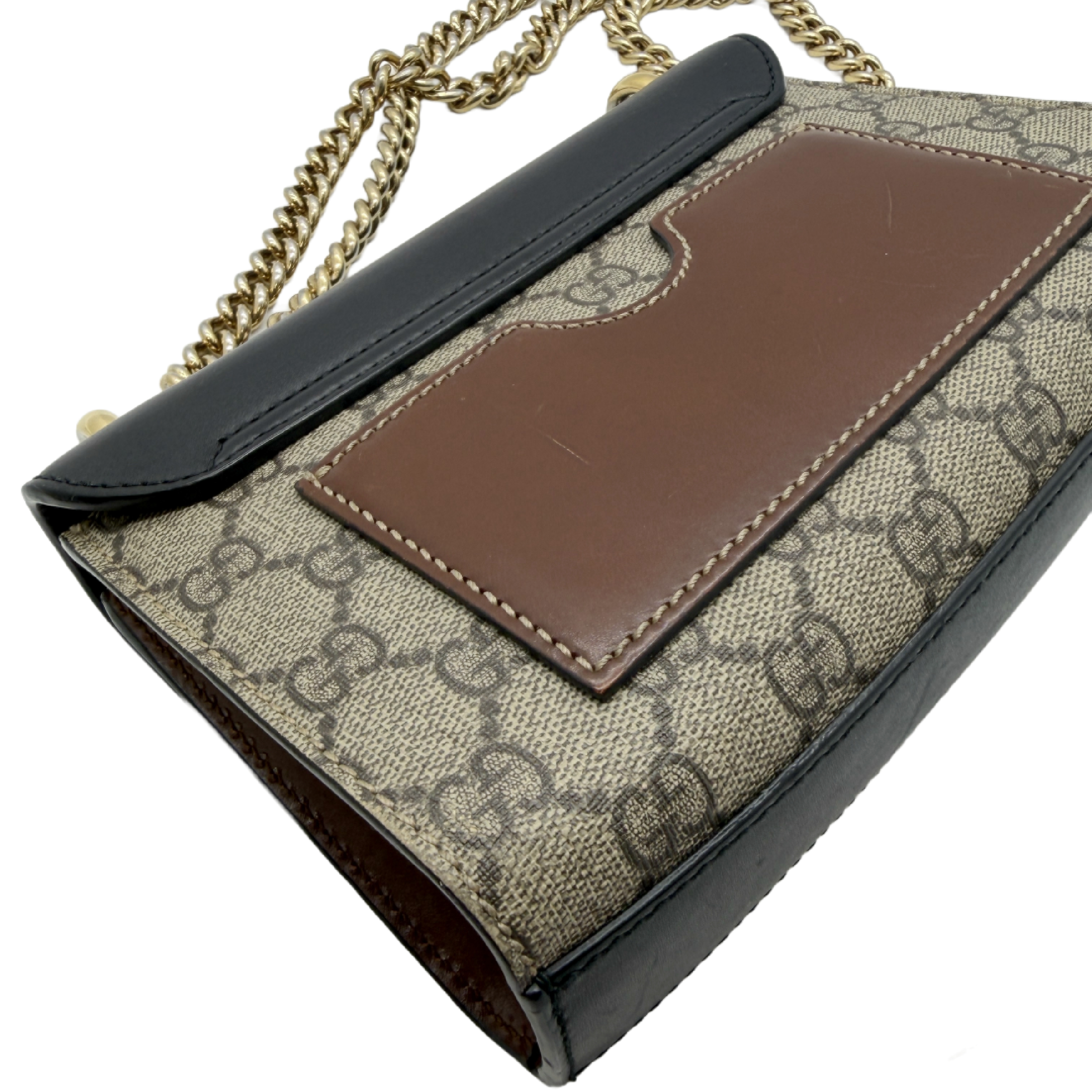 GG Supreme Padlock Chain Shoulder Bag — view 7