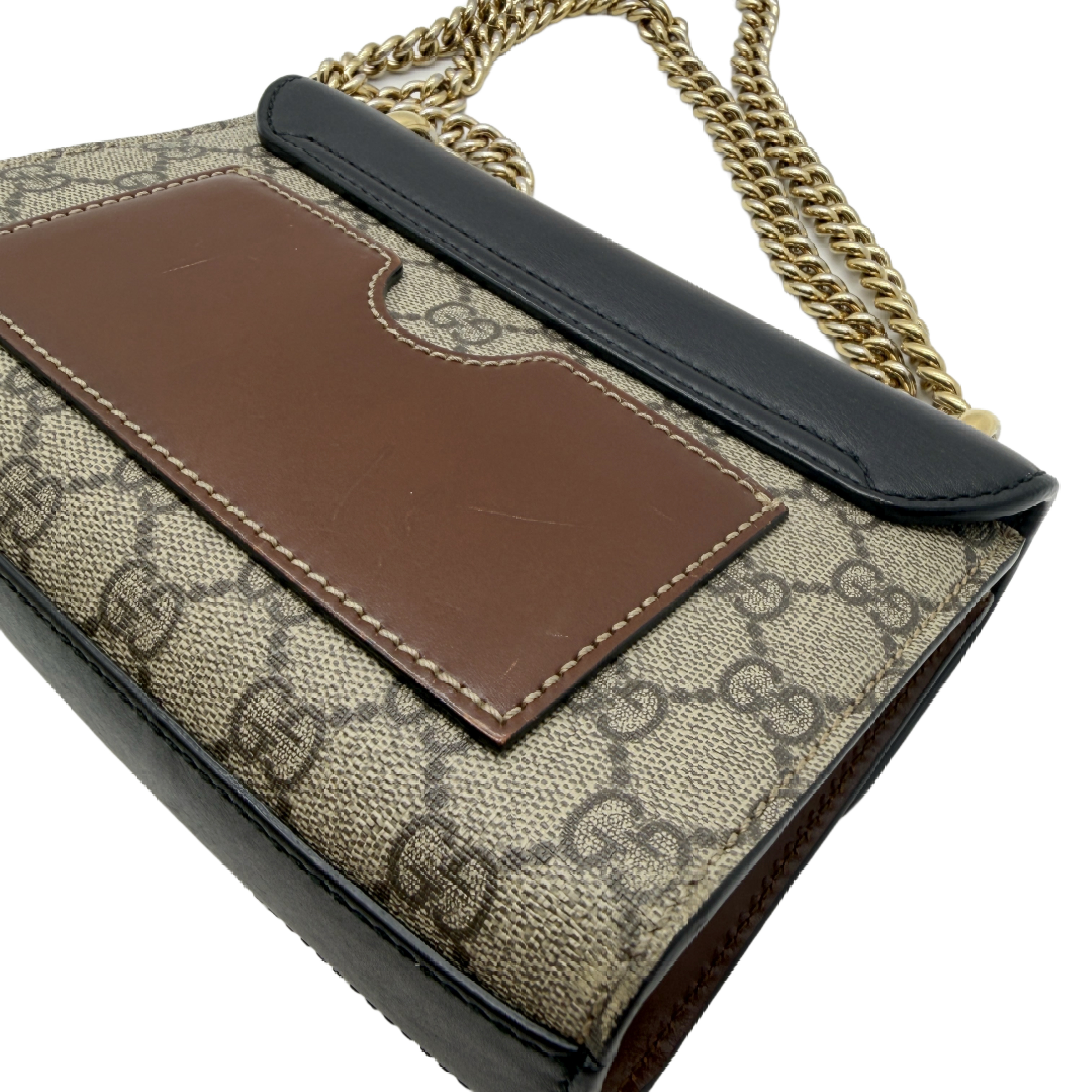 GG Supreme Padlock Chain Shoulder Bag — view 8