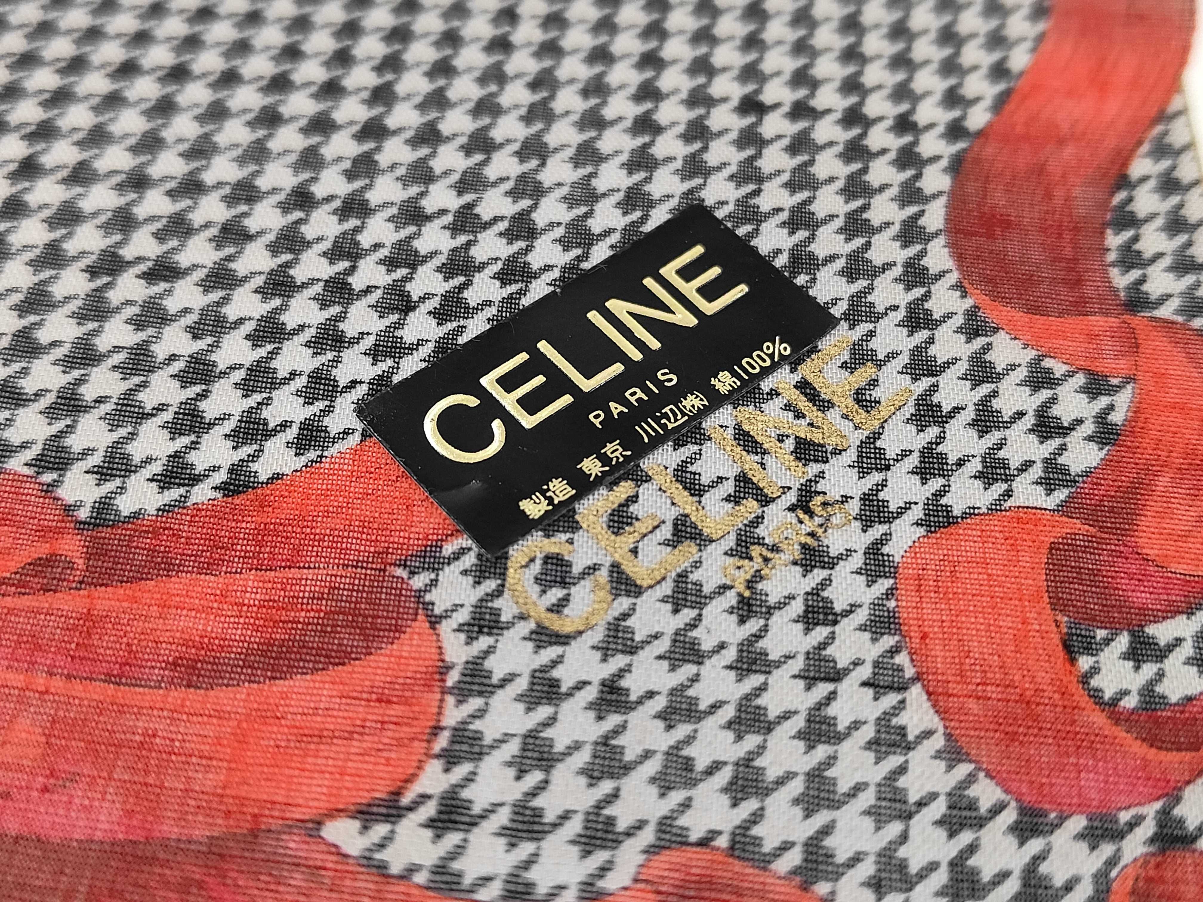 handkerchief scarf with sticker, Macadam ribbon, houndstooth pattern, and other accessories. — view 3