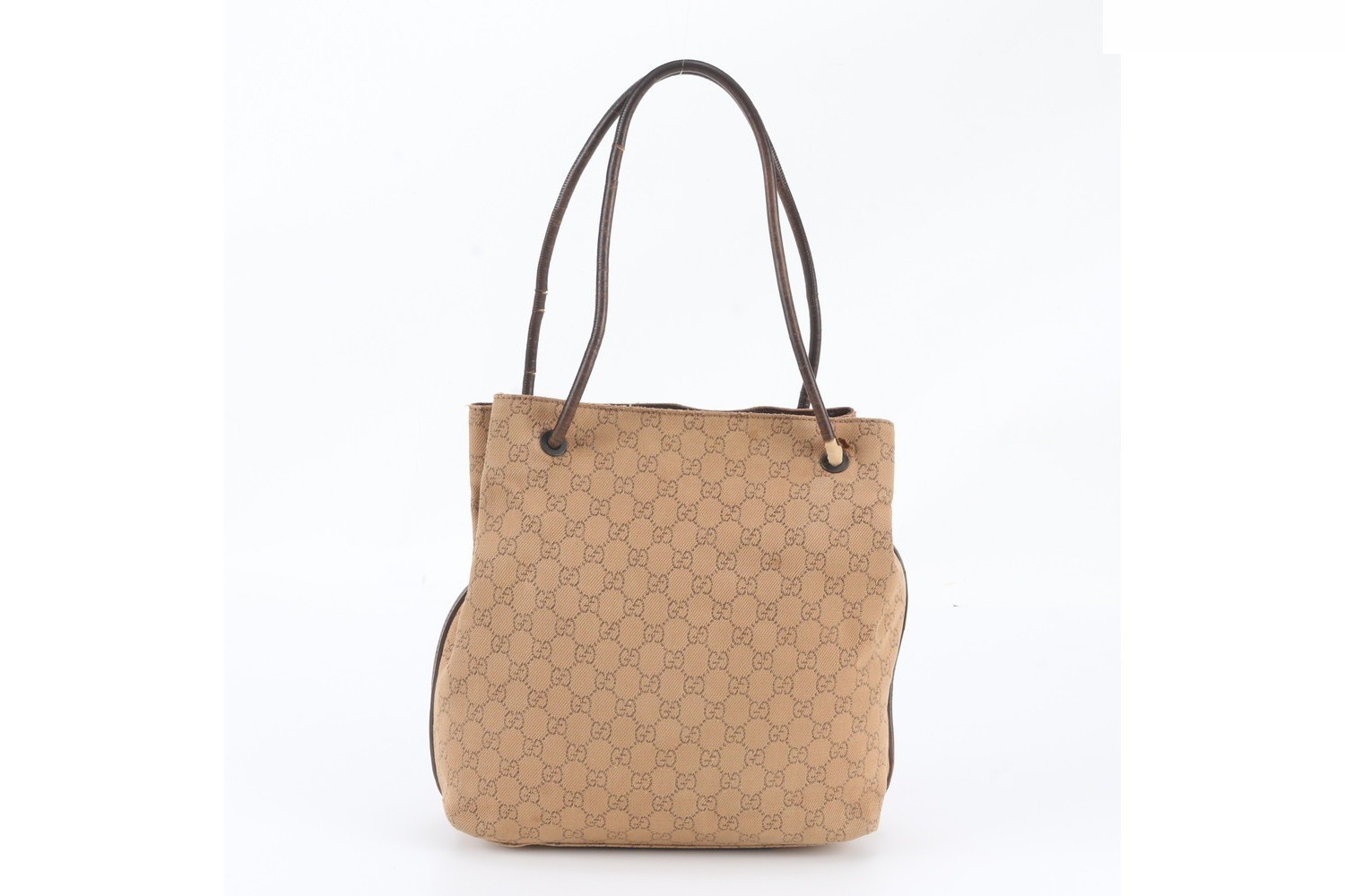 GG Canvas 101341 Leather Shoulder Bag, Tote Bag — view 3