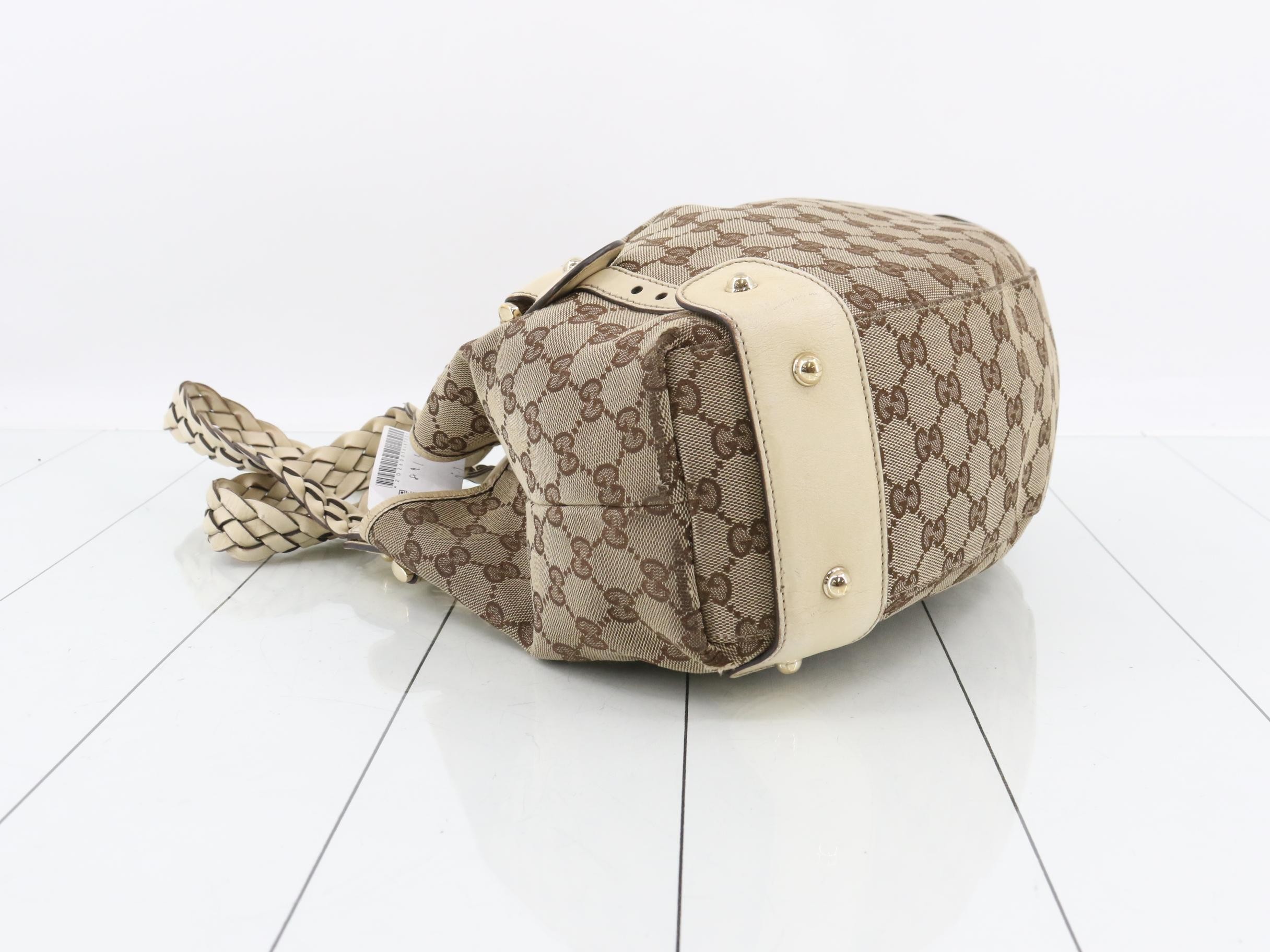 GG Canvas Horsebit Shoulder Bag — view 5