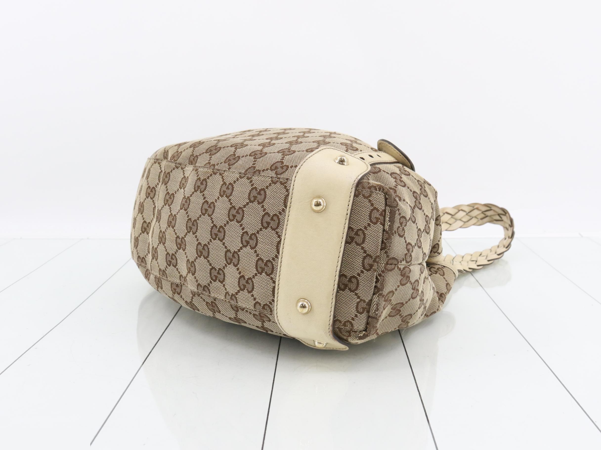 GG Canvas Horsebit Shoulder Bag — view 6