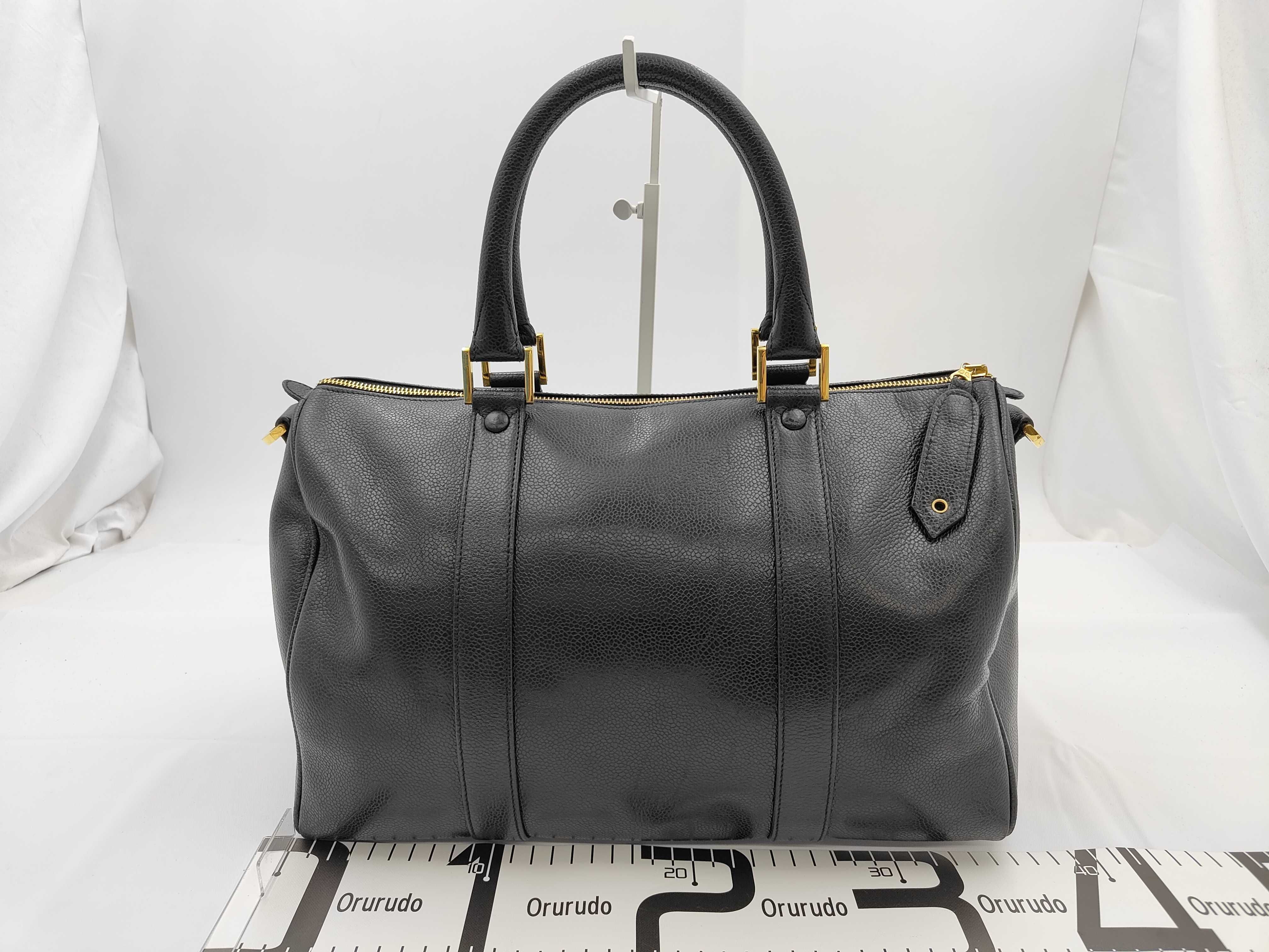 handbag, caviar leather handbag — view 2