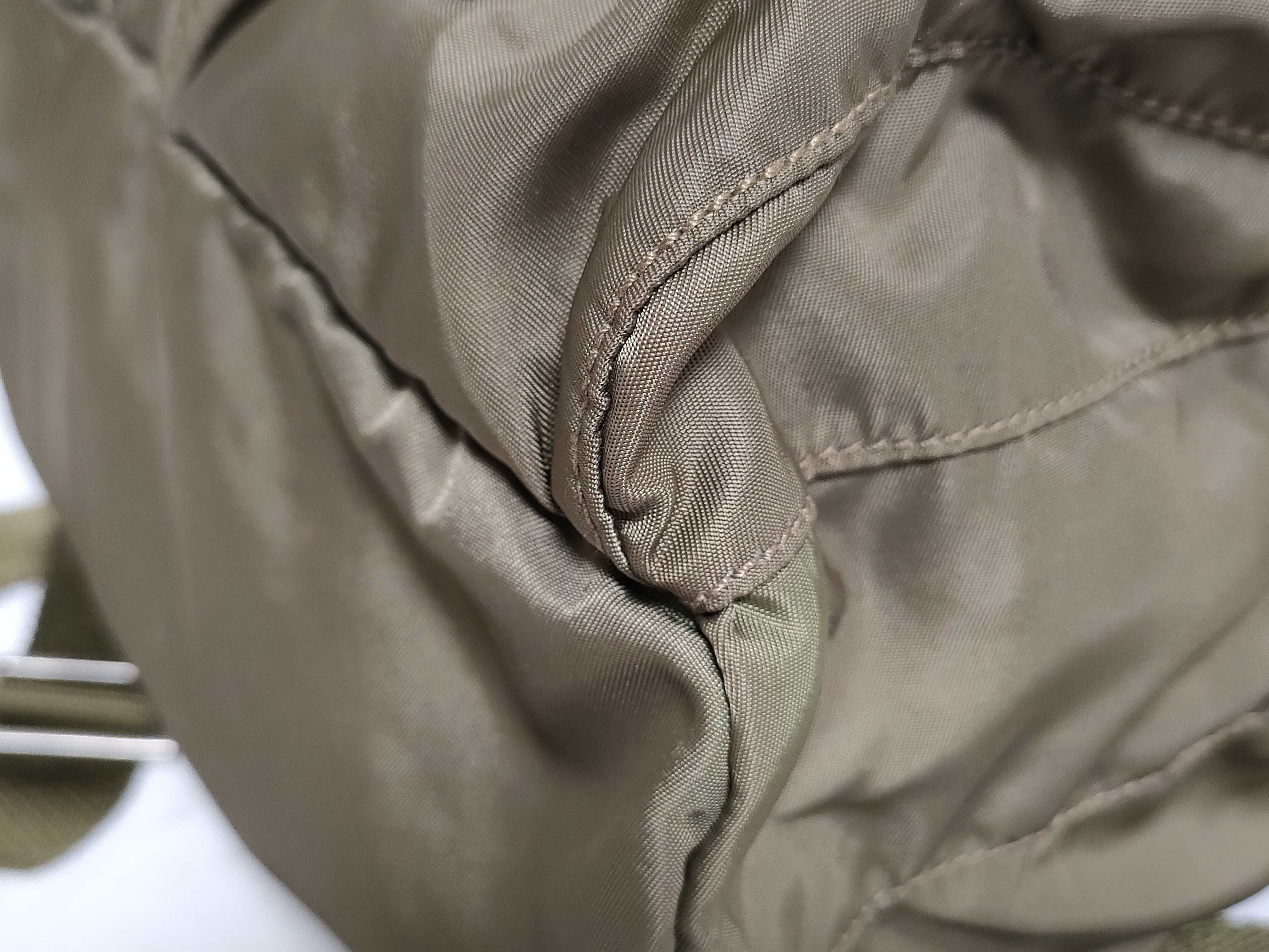 Nylon Triangle Plate Backpack, Khaki — view 7