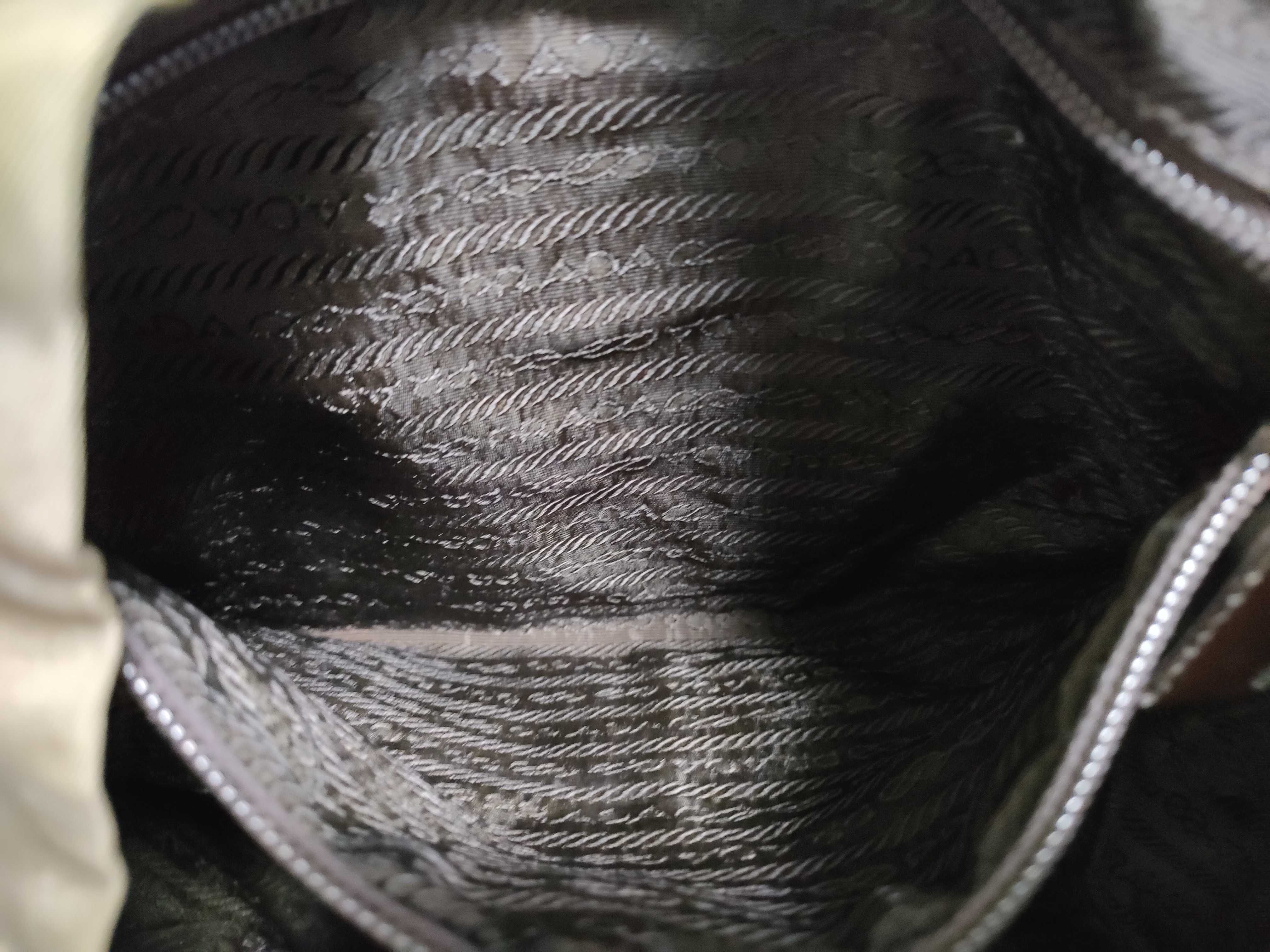 Nylon Triangle Plate Backpack, Khaki — view 10