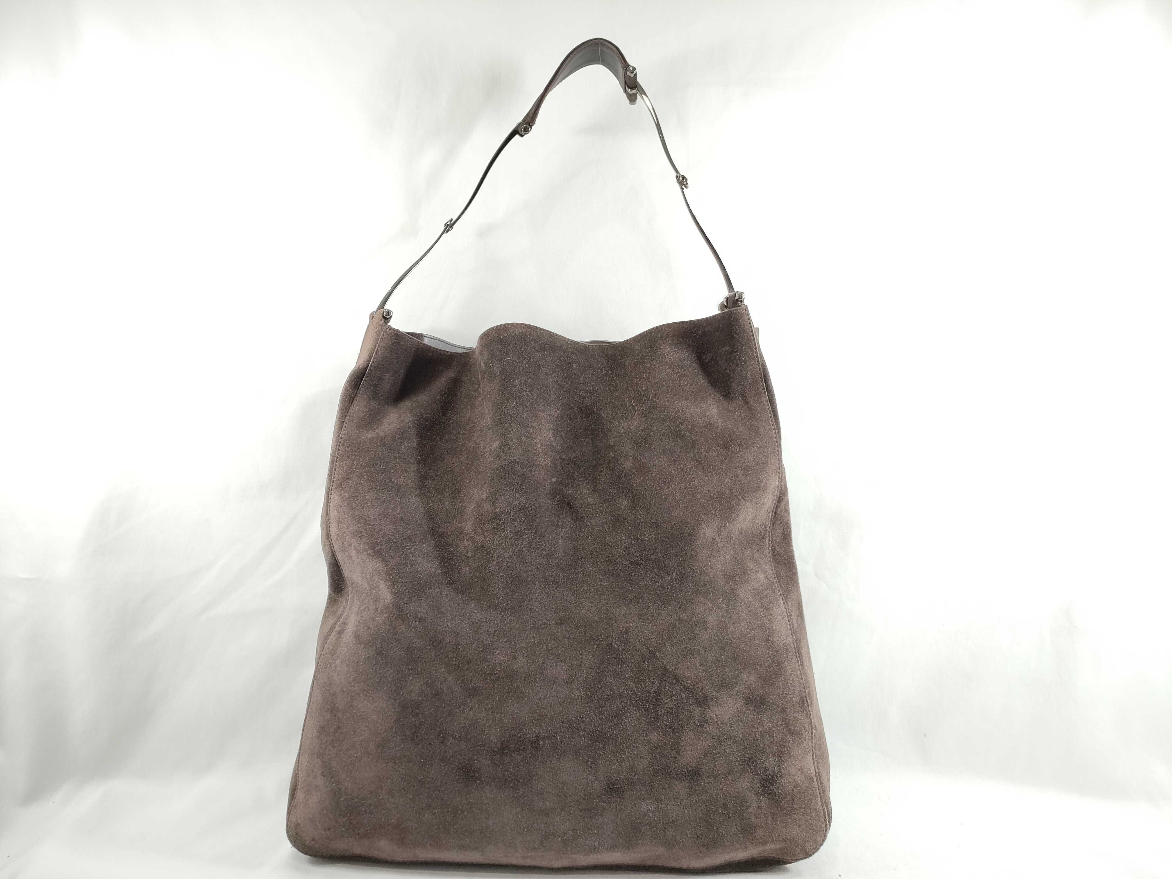 001 3185 Suede Tote Bag