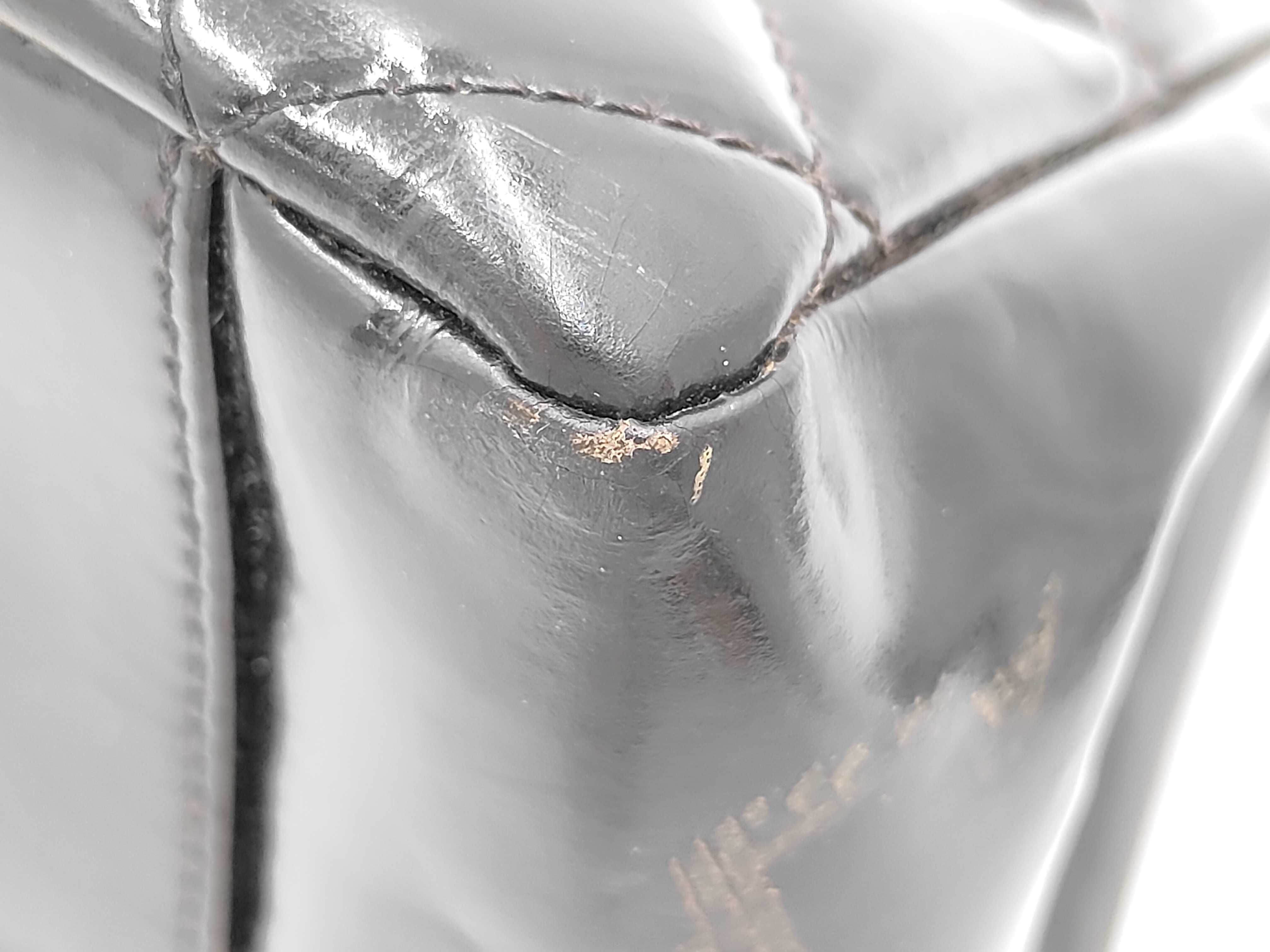 Matelassé Enamel Chain Tote Bag — view 6