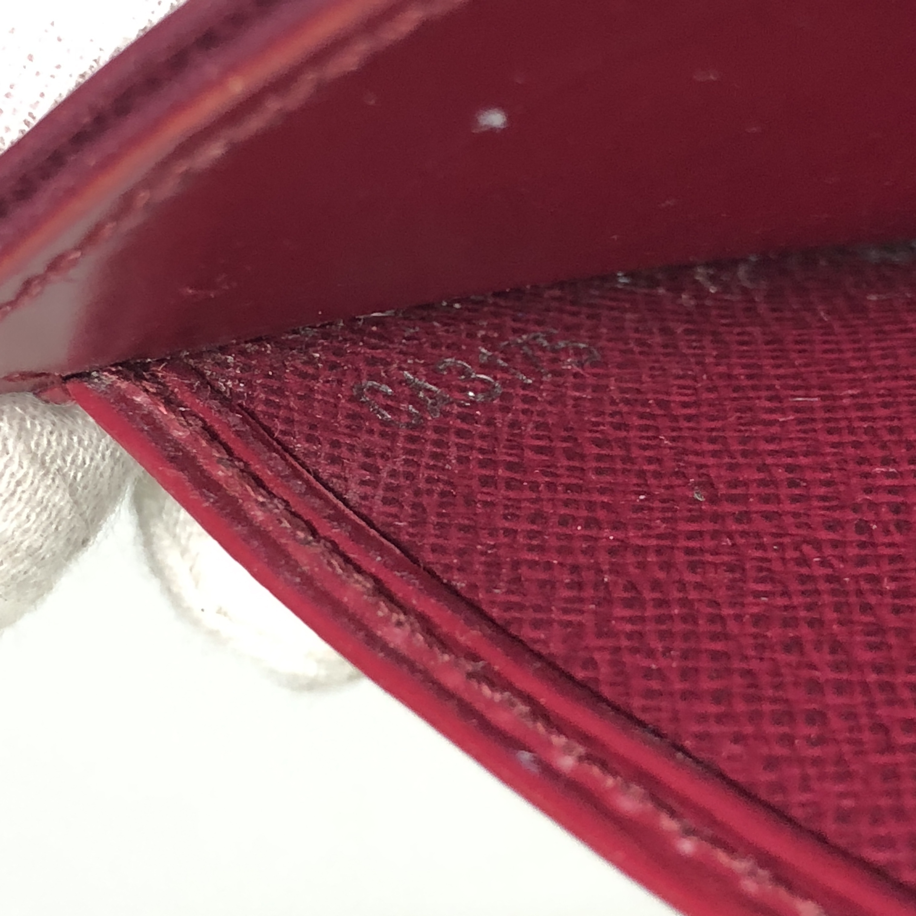 Portecartes Simple Epi Card Case M60327 Fuchsia CA3175 Business Card Holder Pass Case Card Case Leather Made in Spain Card Case — view 15