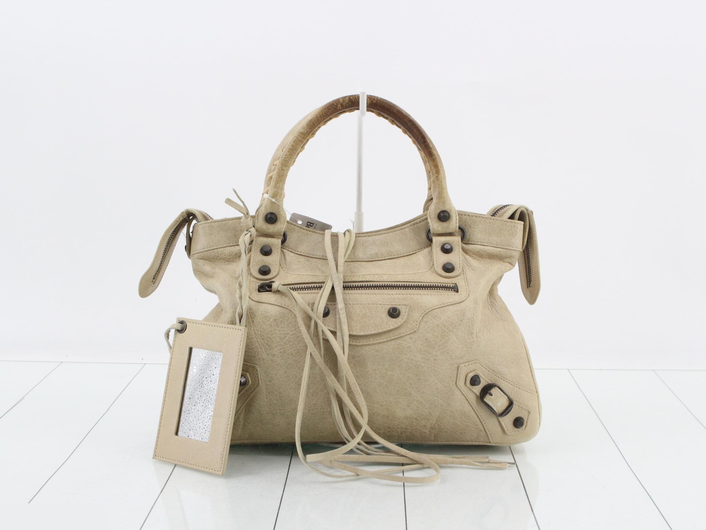 The Town Leather 2-Way Handbag