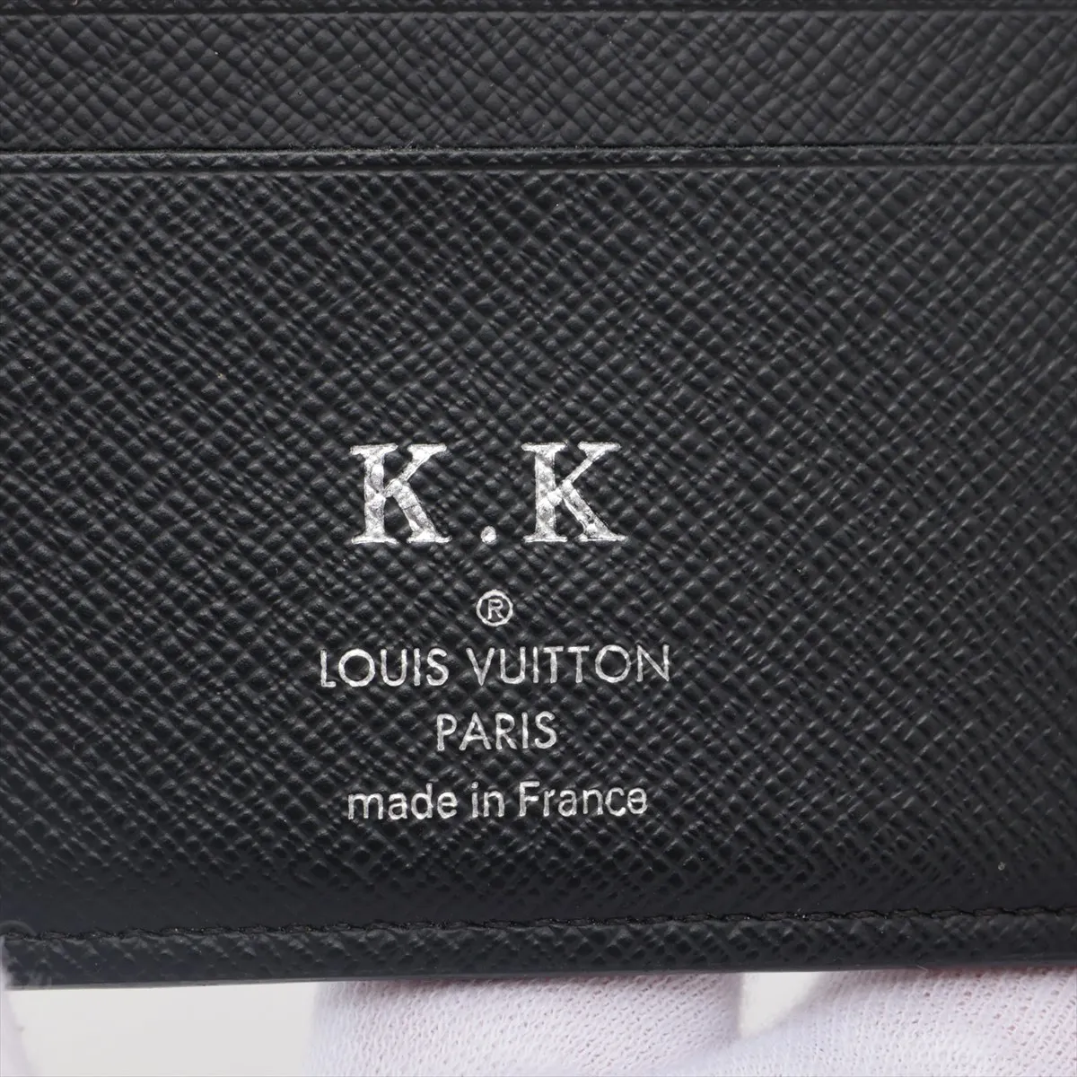 Damier Graphite Portefeuille Multiple N62663 SP1108 Black Compact Wallet with Initials — view 6