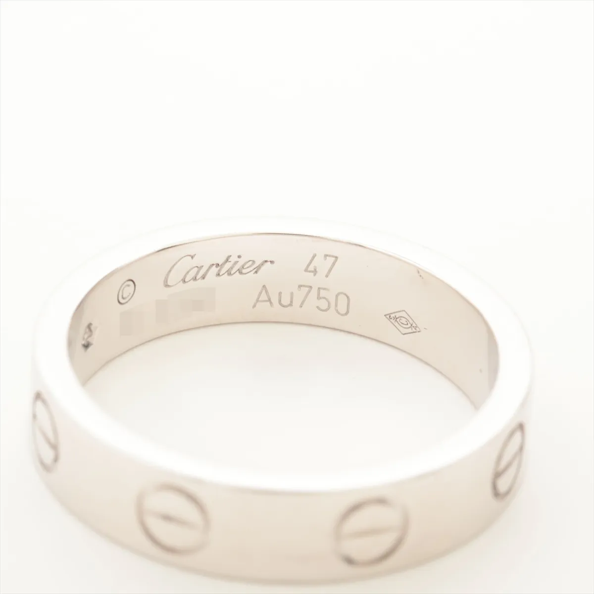 Mini Love 1P Diamond Ring 750(WG) 4.3g 47 GTJ066 — view 3