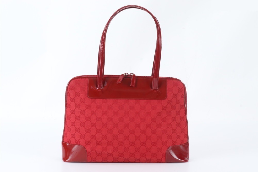GG Canvas 002 1122 Leather Tote Bag — view 2